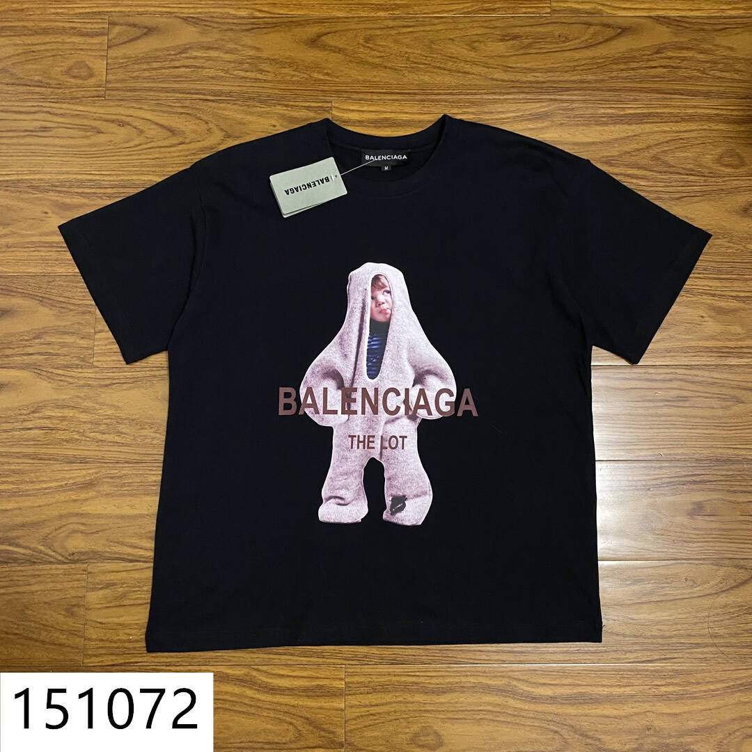 【BALENCIAGA】（バレンシアガ ）半袖 男女兼用半袖Tシャツ