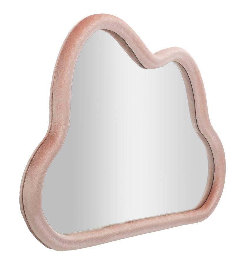 Mauro Ferretti Cloud Wandspiegel in roze fluweel