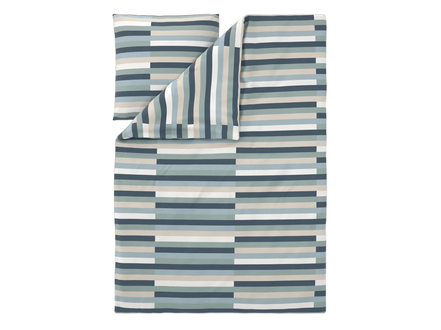 LIVARNO Parure de lit double face en satin microfibre, 140 x 200 cm