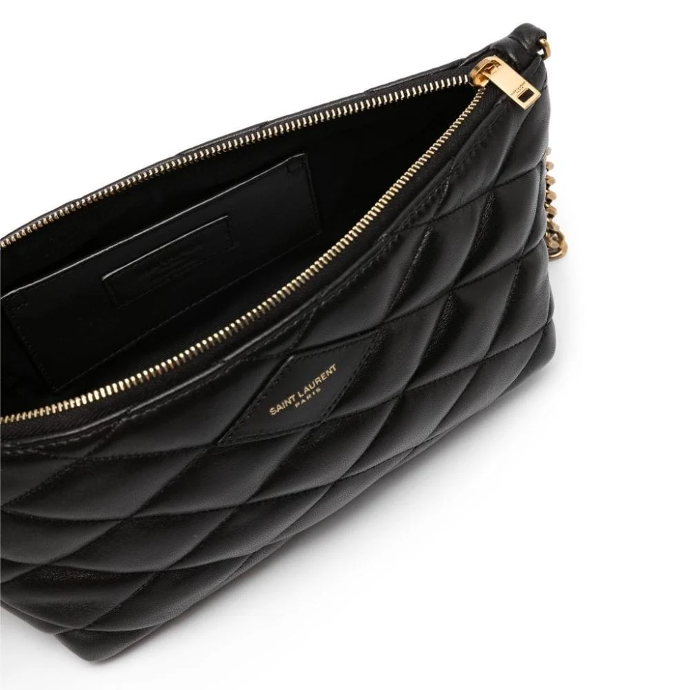 Saint Laurent diamond-quilted leather mini bag