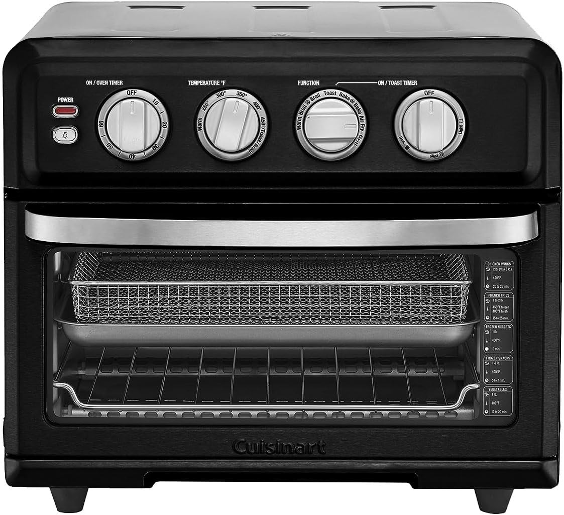 Four grille-pain à air chaud Cuisinart avec grill, 1800 W, 8 fonctions de cuisson