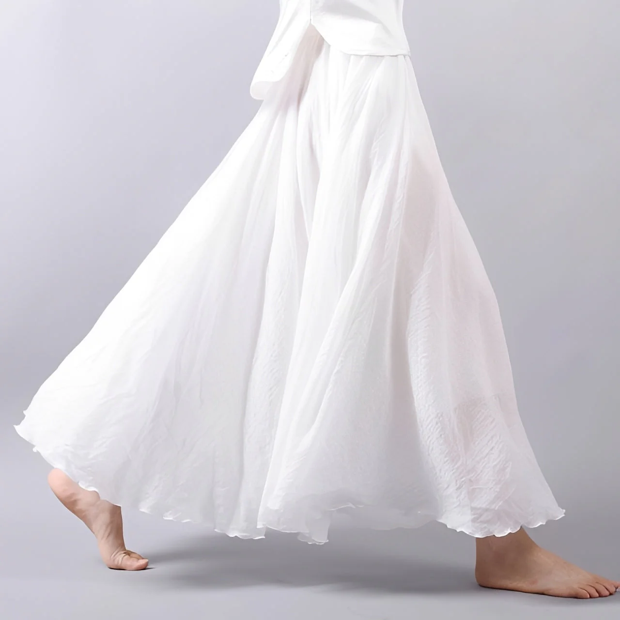 Alina - Jupe Maxi Bohème Flottante