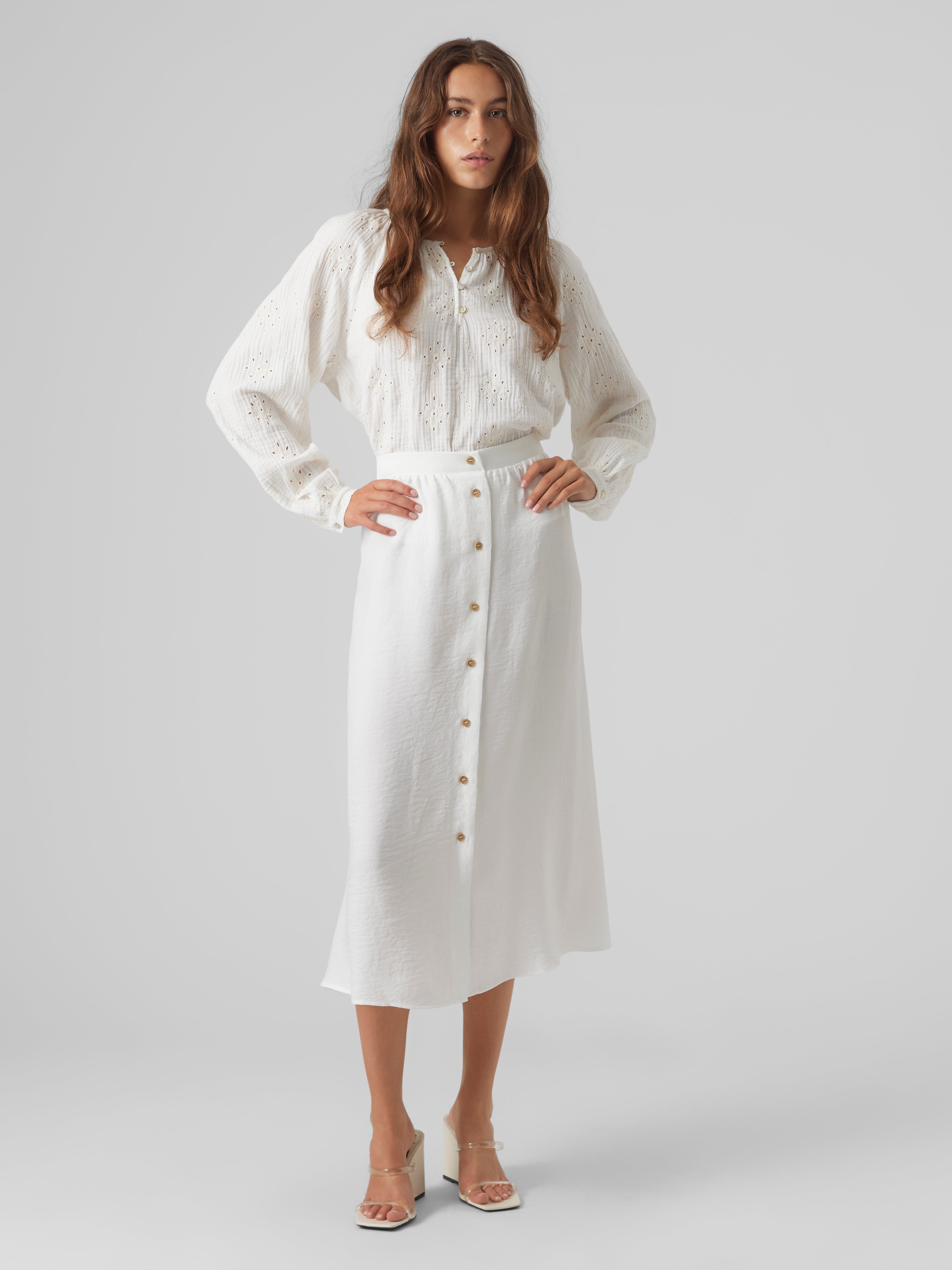 VERO MODA® VMMELANEY High waist Long skirt