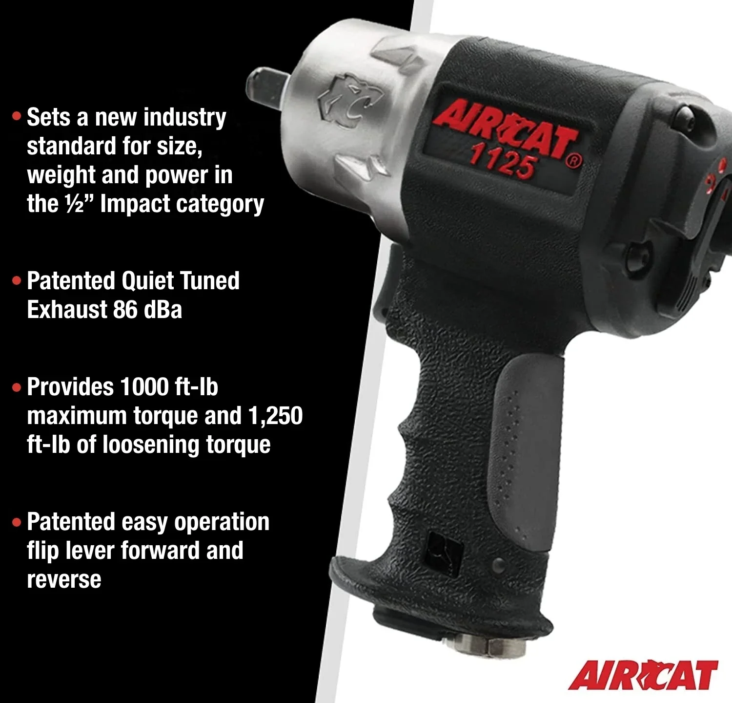 AirCat 1/2 Full Power Low Weight Magnesium Impact