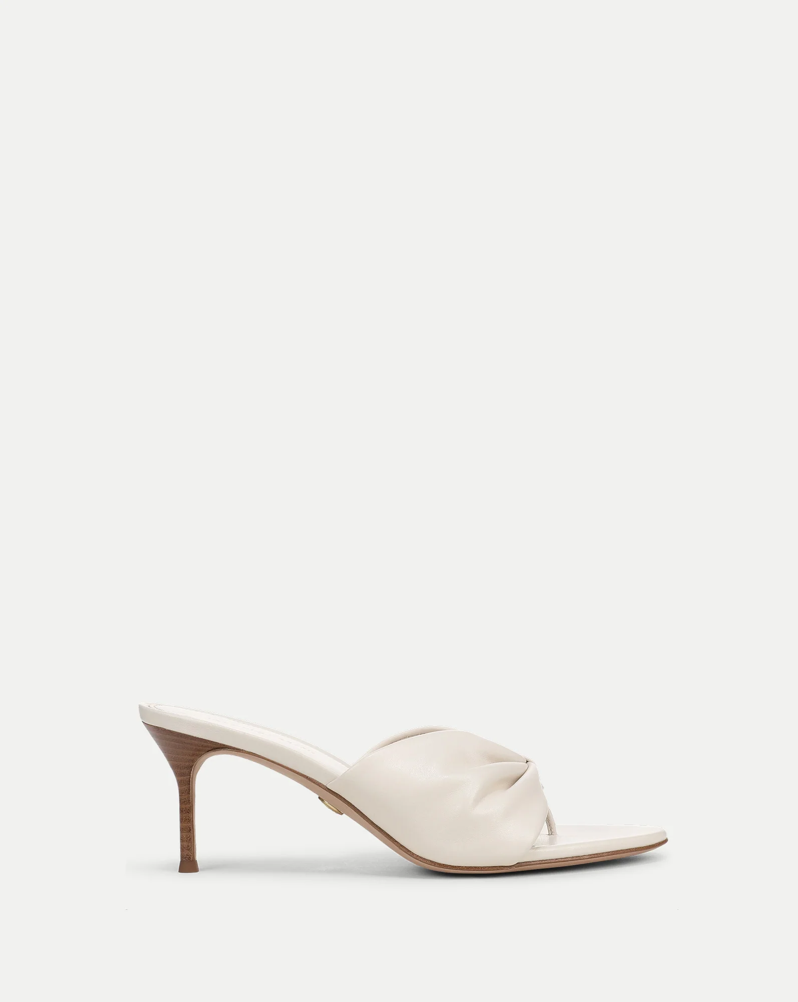 Tullia Leather Mid-Heel Sandal