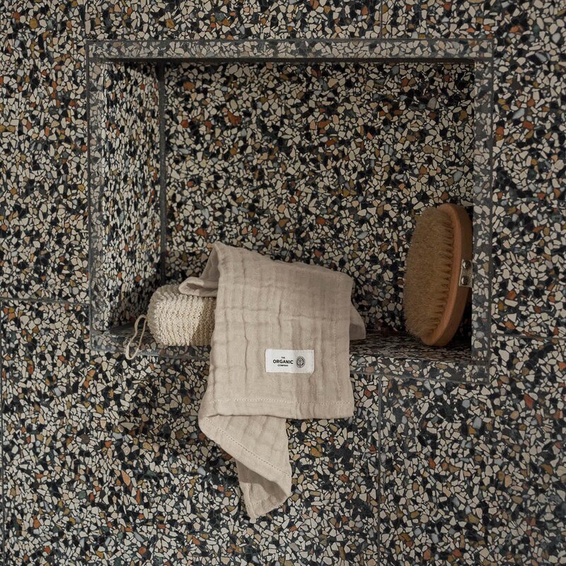 FINE vaskeklut 30x30 cm 3 stk stone