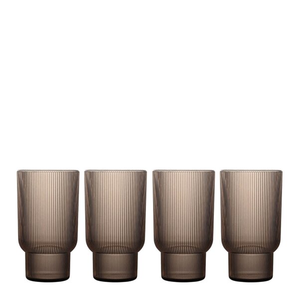 Billi vannglass 43 cl 4 stk brun