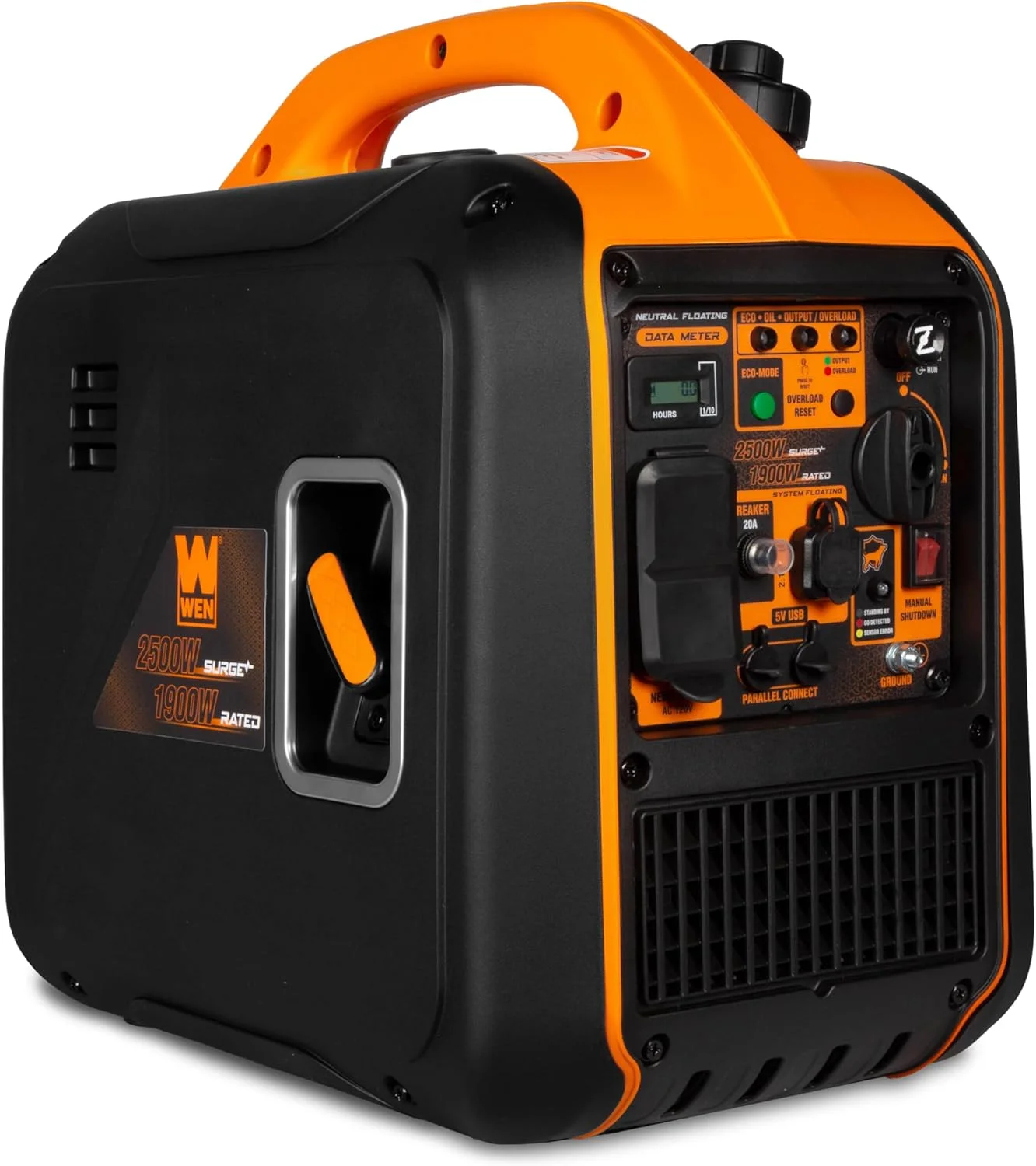 WEN 2500 - Watt Inverter Generator, Quiet, Portable, and Lightweight with Fuel Shut Off and CO Watchdog (56250ix)