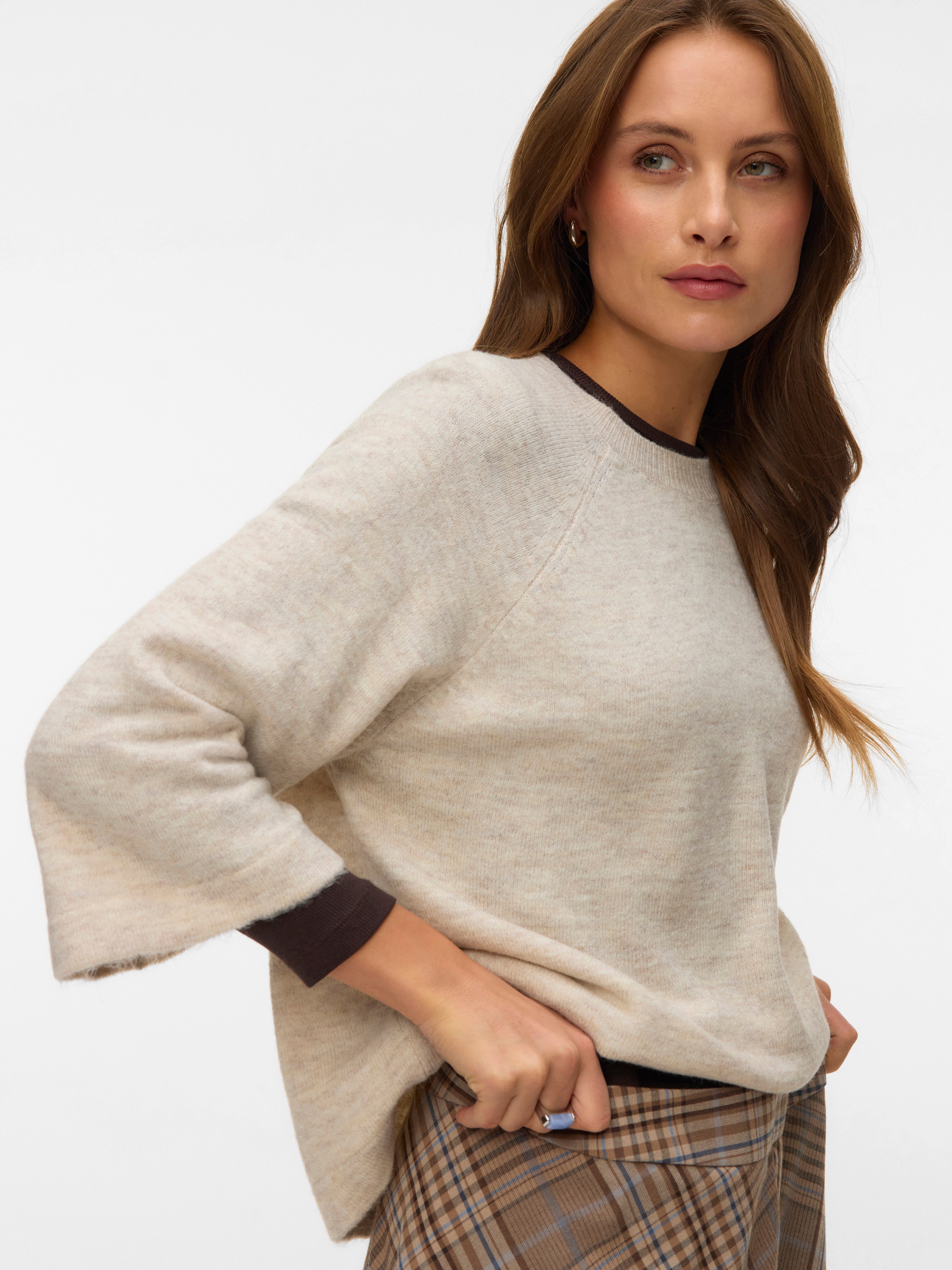 VERO MODA® VMLEFILE Knitted pullover
