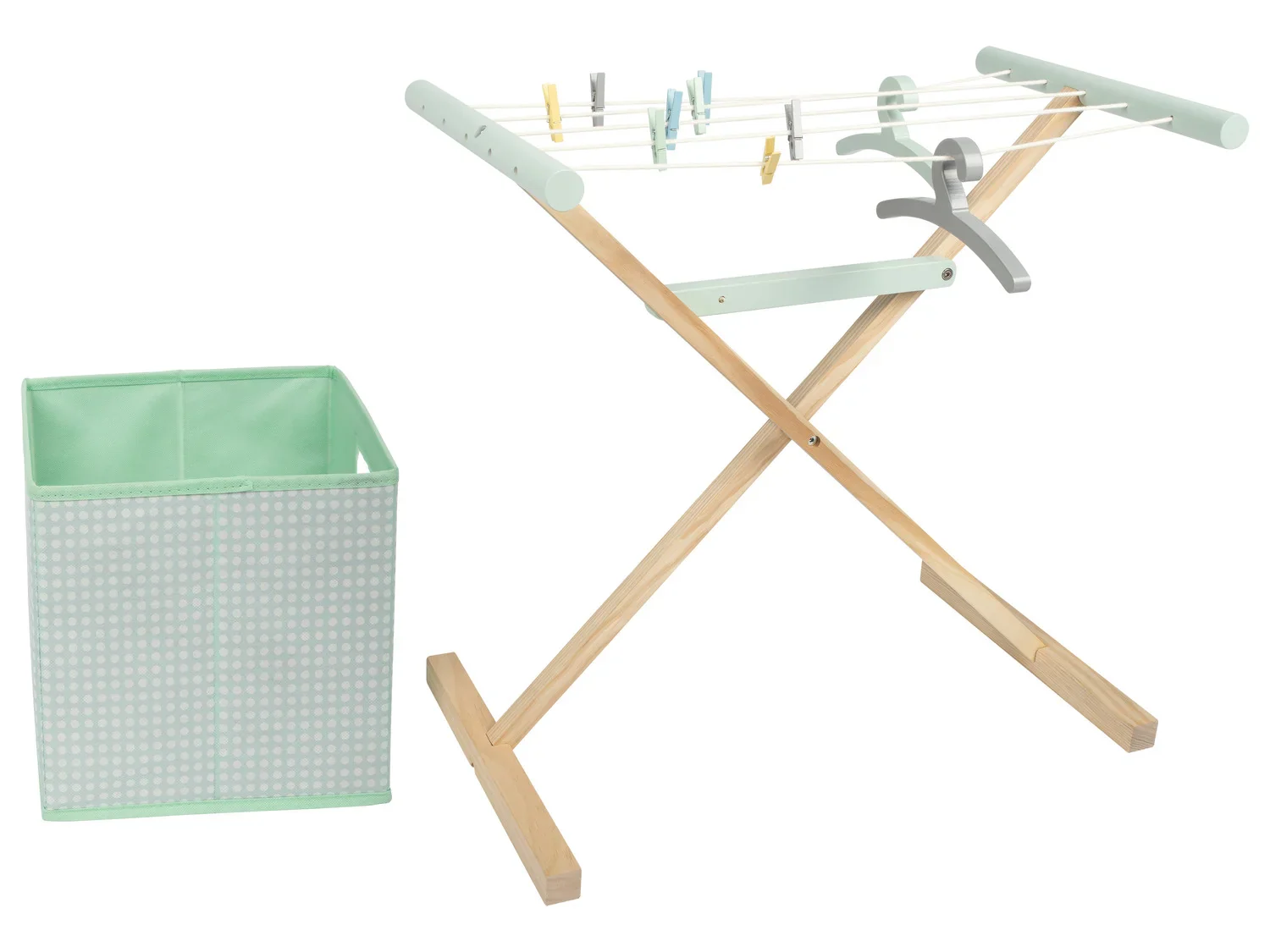 Playtive Set de mnage, planche  repasser ou tendoir  linge pour enfant