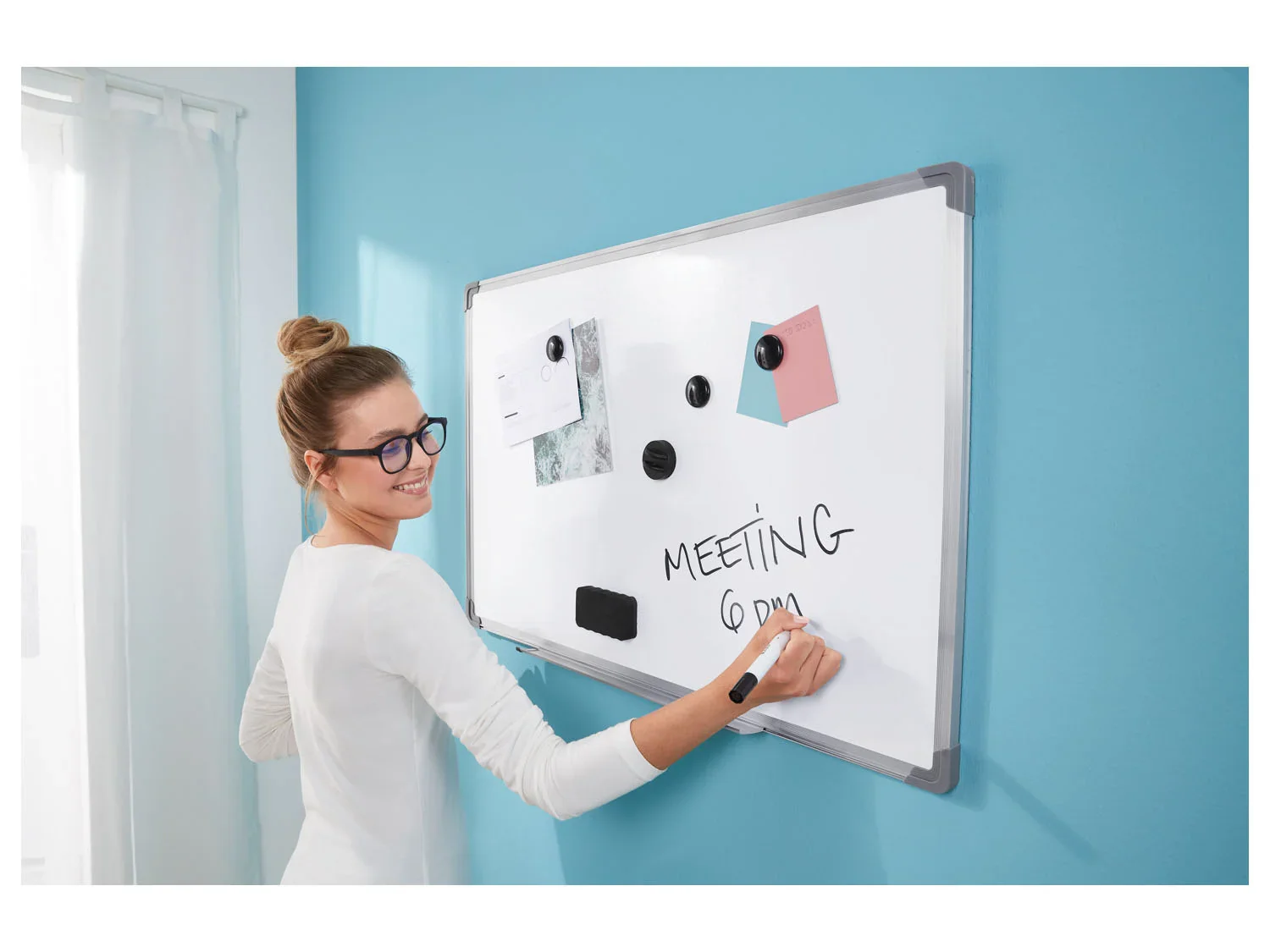 UNITED OFFICE Tableau blanc magntique