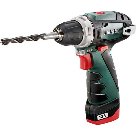 Metabo – Perceuse-visseuse sans fil 10.8V 2x2Ah – 600080500 – Moteur Brushless – Couple 34Nm pour perçage bois et métal – Coffret avec chargeur LC 40 — vue 2