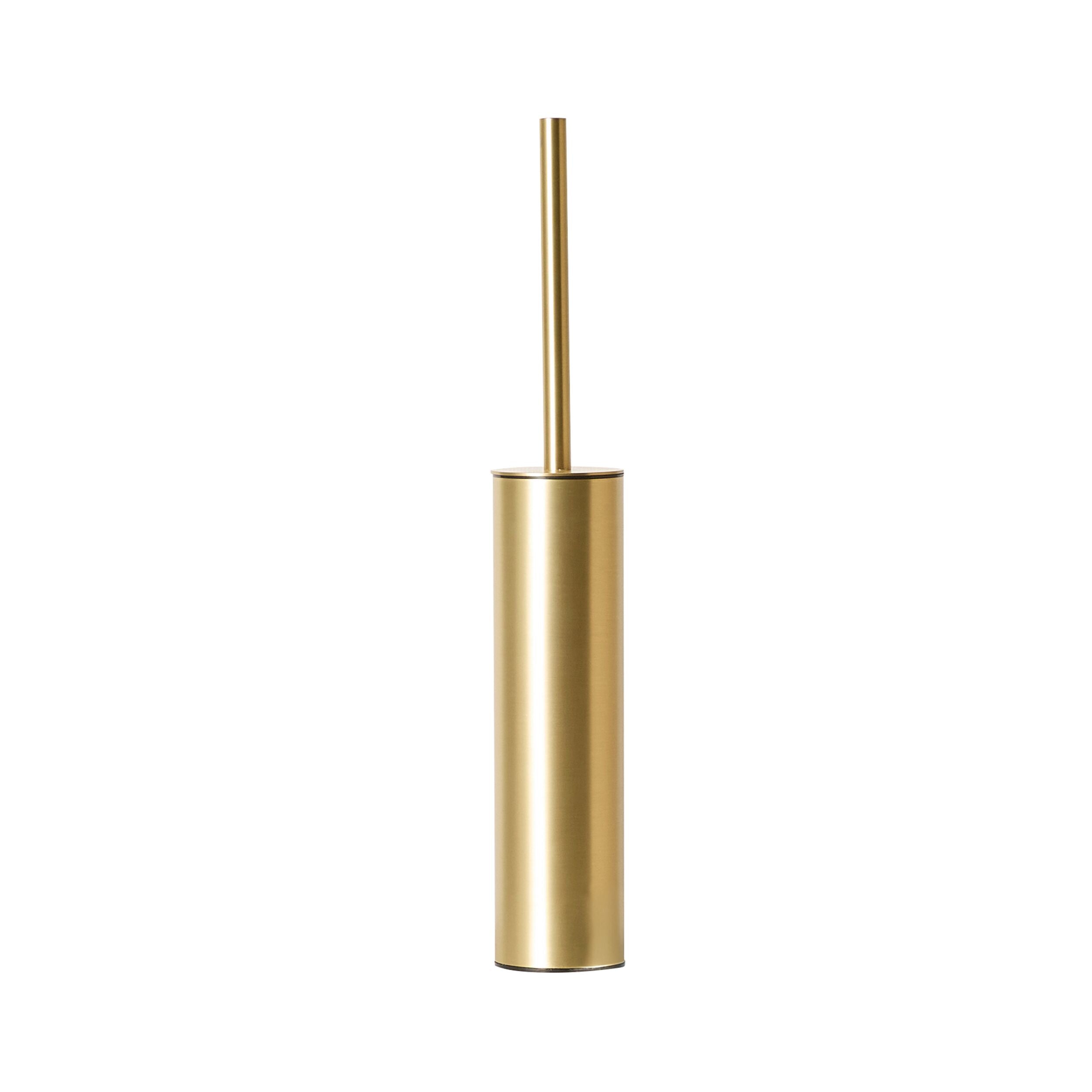 Harper Toilet Brush Holder Brushed Brass
