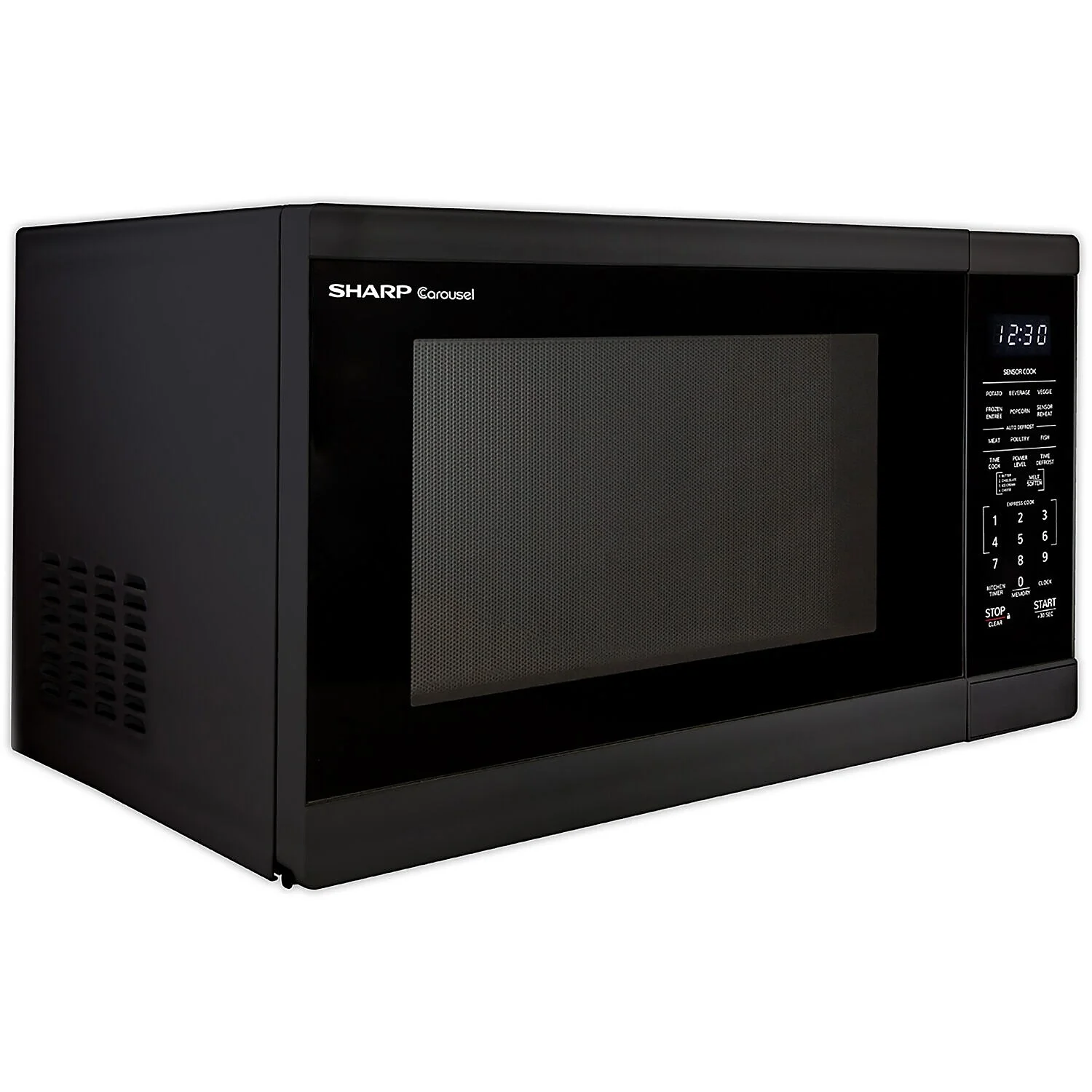 Sharp 1.4 cu ft Countertop Microwave Oven in Black