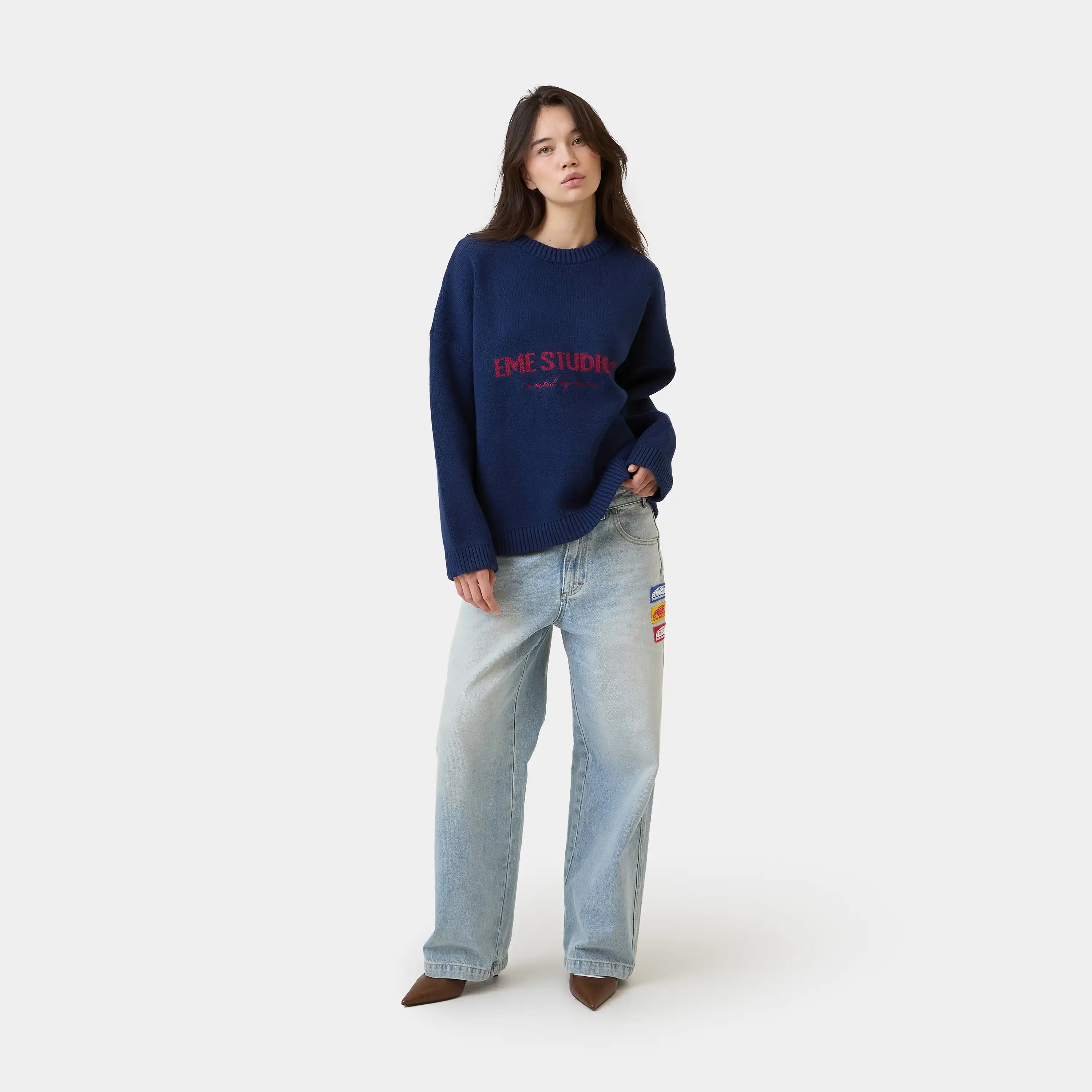Master Indigo Knit Sweater