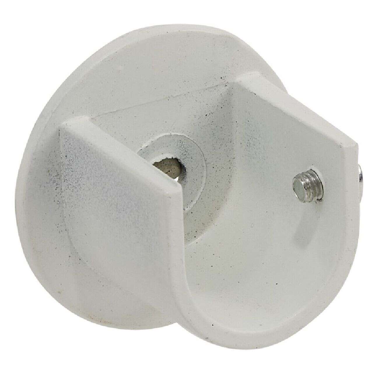 Support tringle à rideau blanc Ø20mm x2