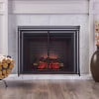 DUOSONG Fireplace Screen Garden & Outdoor Canopies & Gazebos Umbrellas & Shades