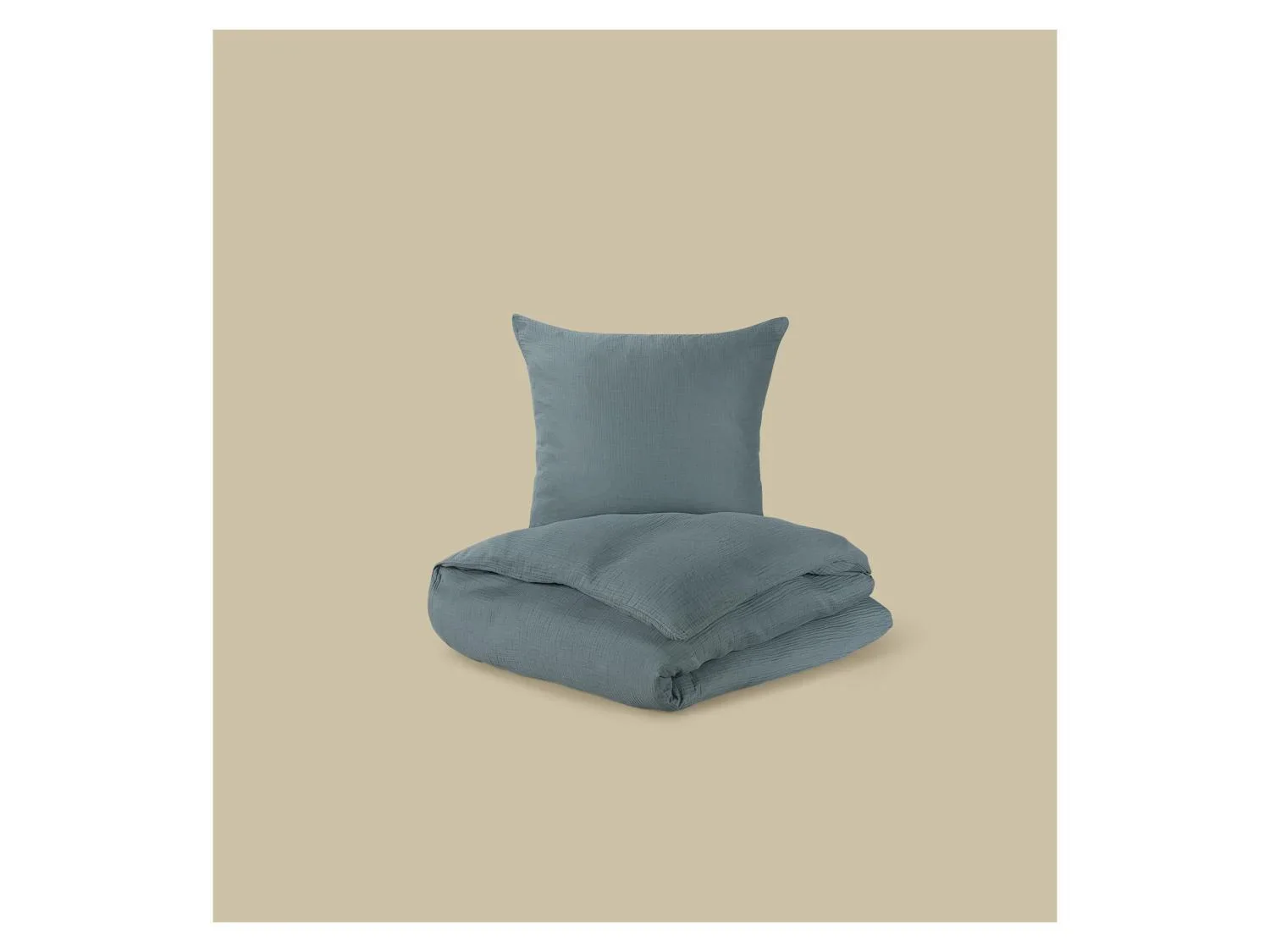 LIVARNO Parure de lit en mousseline Premium, 140 x 200 cm
