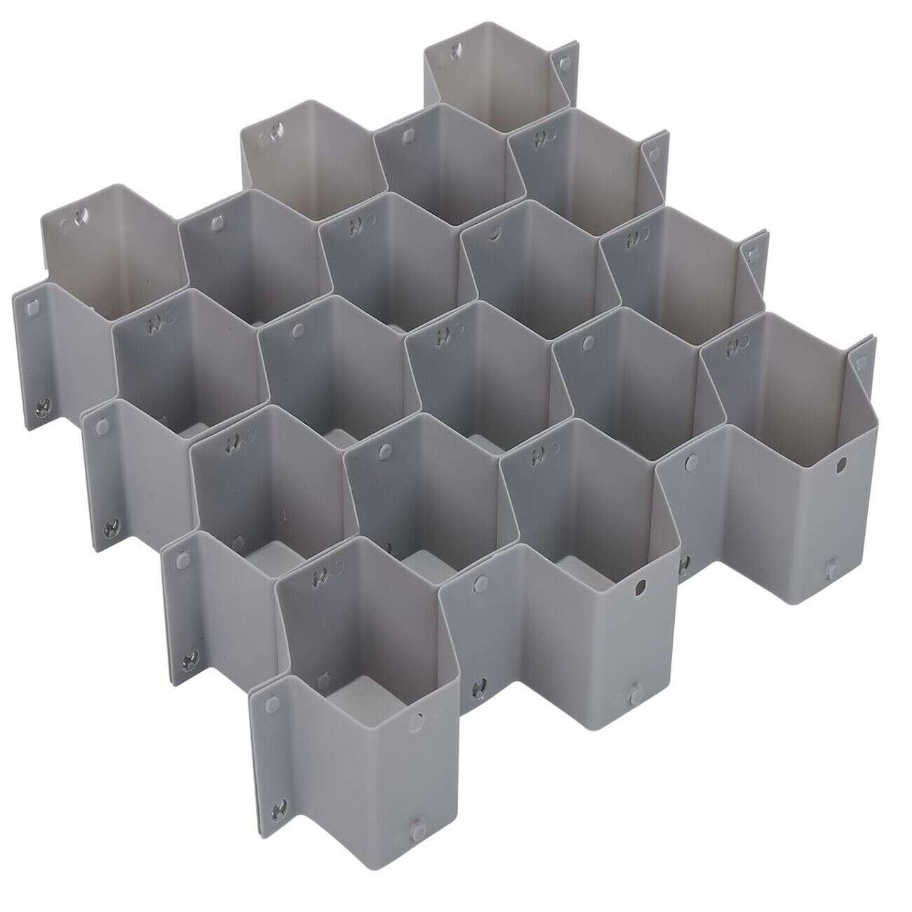 Organisateur de tiroir alvéoles clips 18 à 28 compartiments