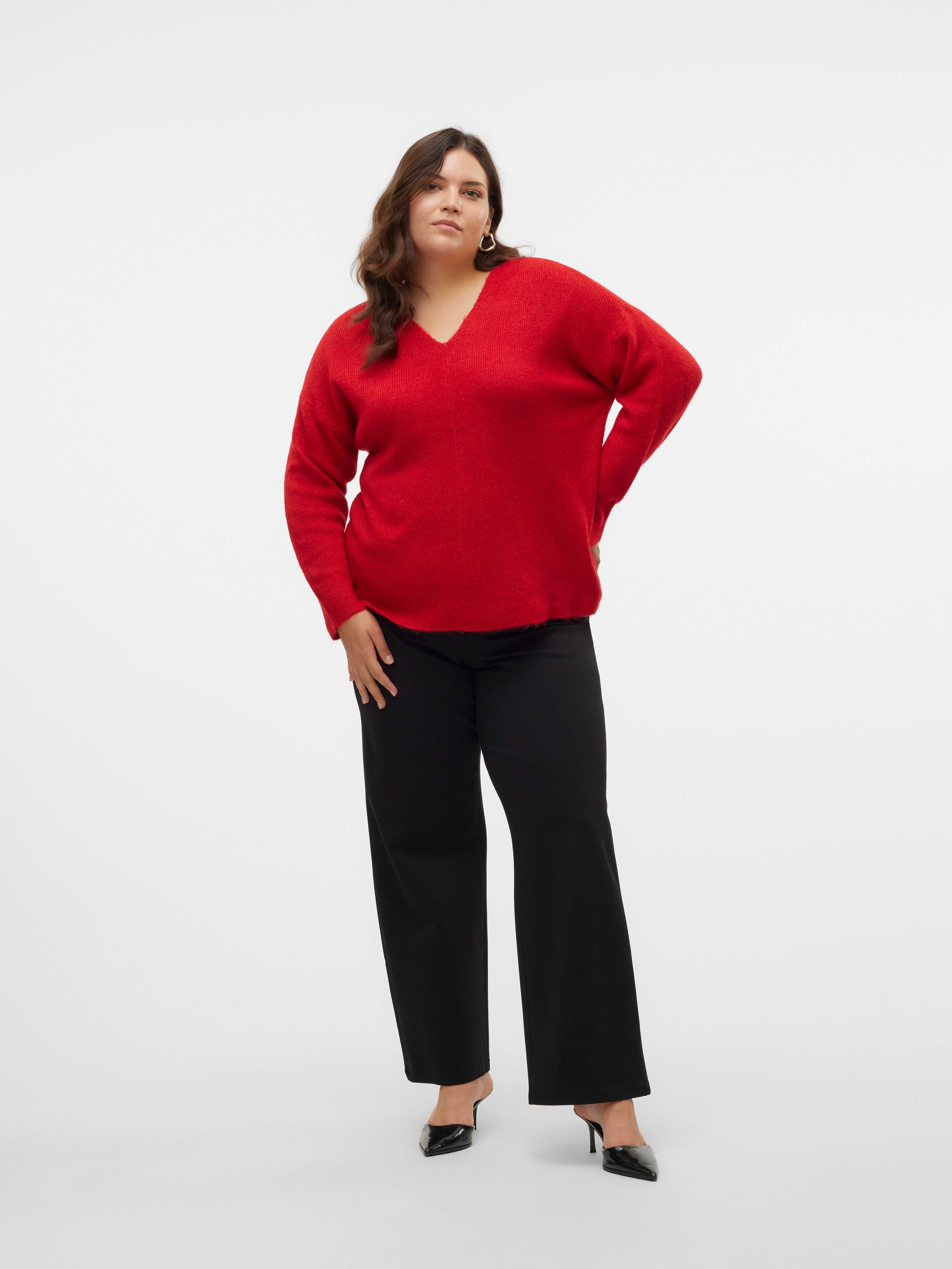 VERO MODA® VMCREWLEFILE Knitted pullover