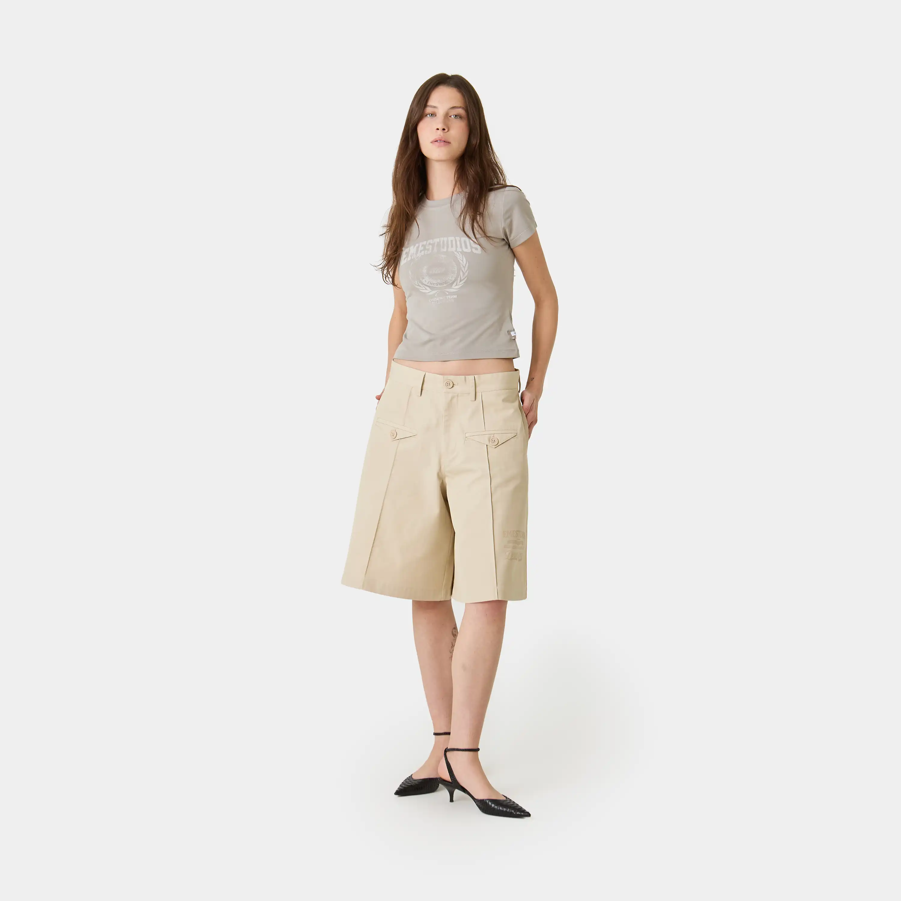 Golin Cloud Cream Formal Jorts