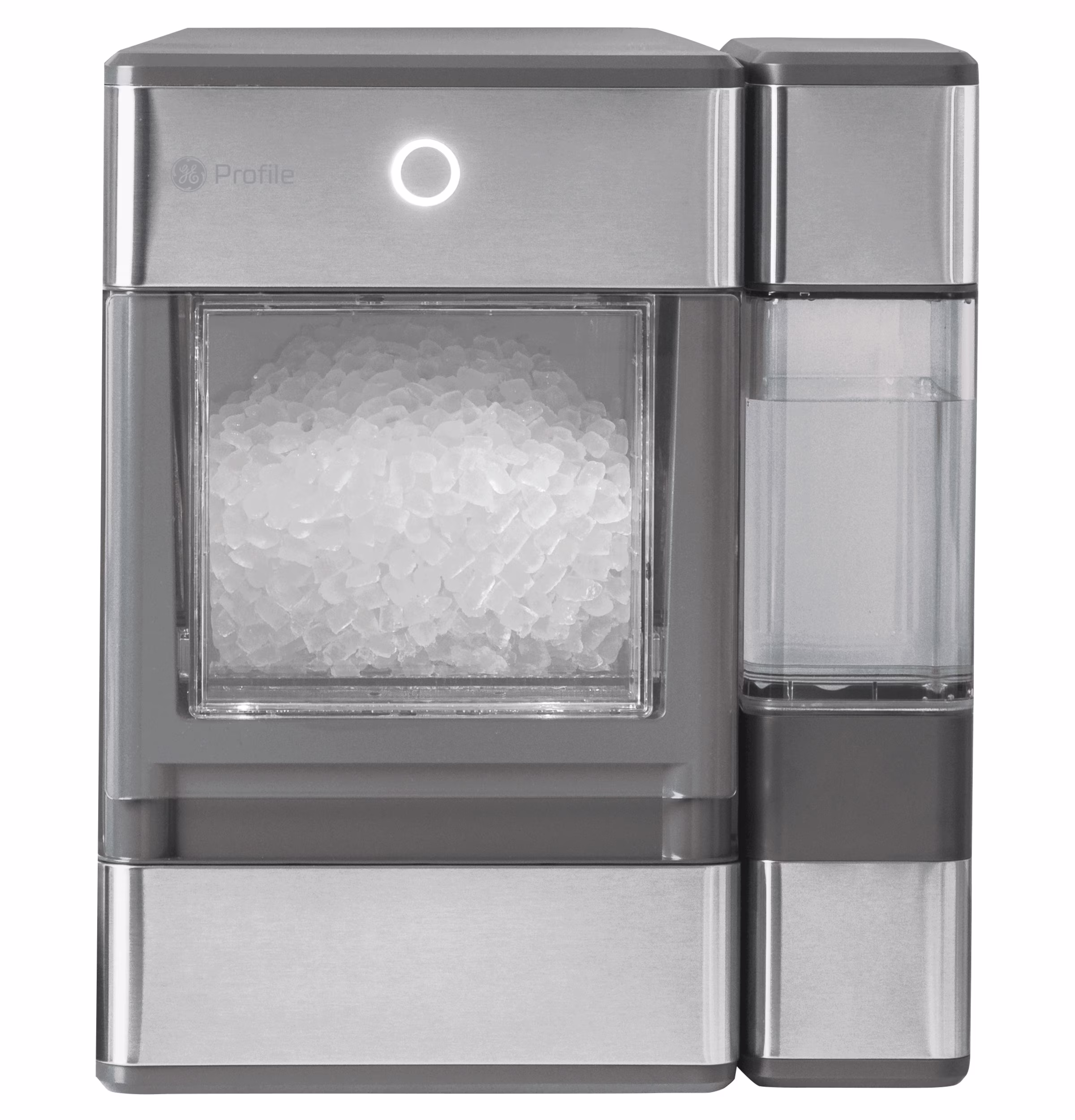 ? Opal? Nugget Ice Maker + Side Tank, Countertop Icemaker, Stainless Steel, 33lbs Daily Ice Production