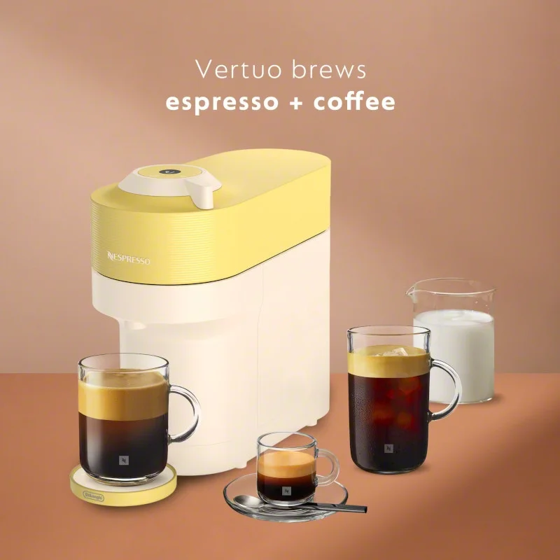 Nespresso Vertuo Pop+ Summer Limited Edition by De'Longhi, Pastel Yellow