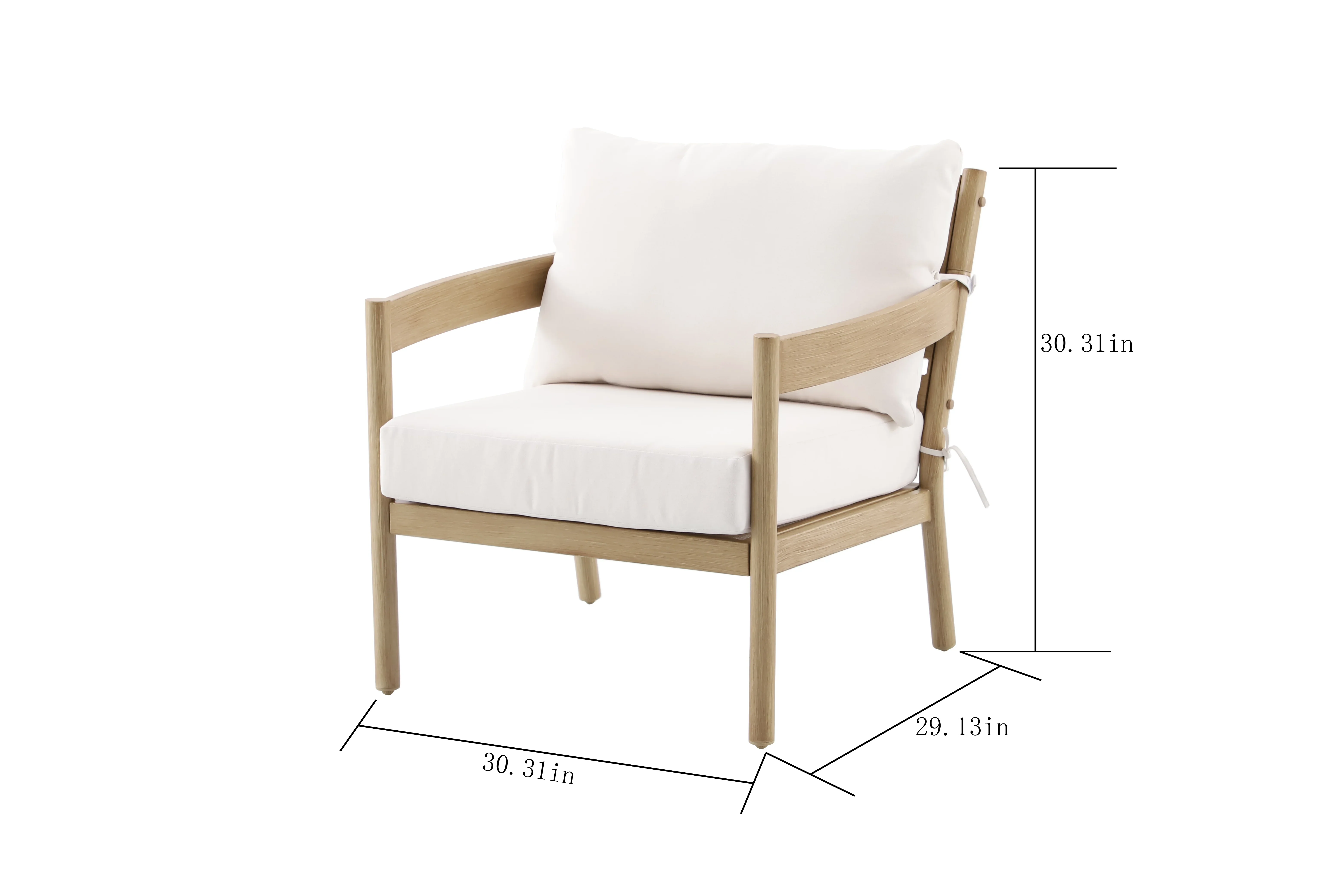 Better Homes & Gardens Astrid 2-Piece Steel Outdoor Conversation Set, Tan