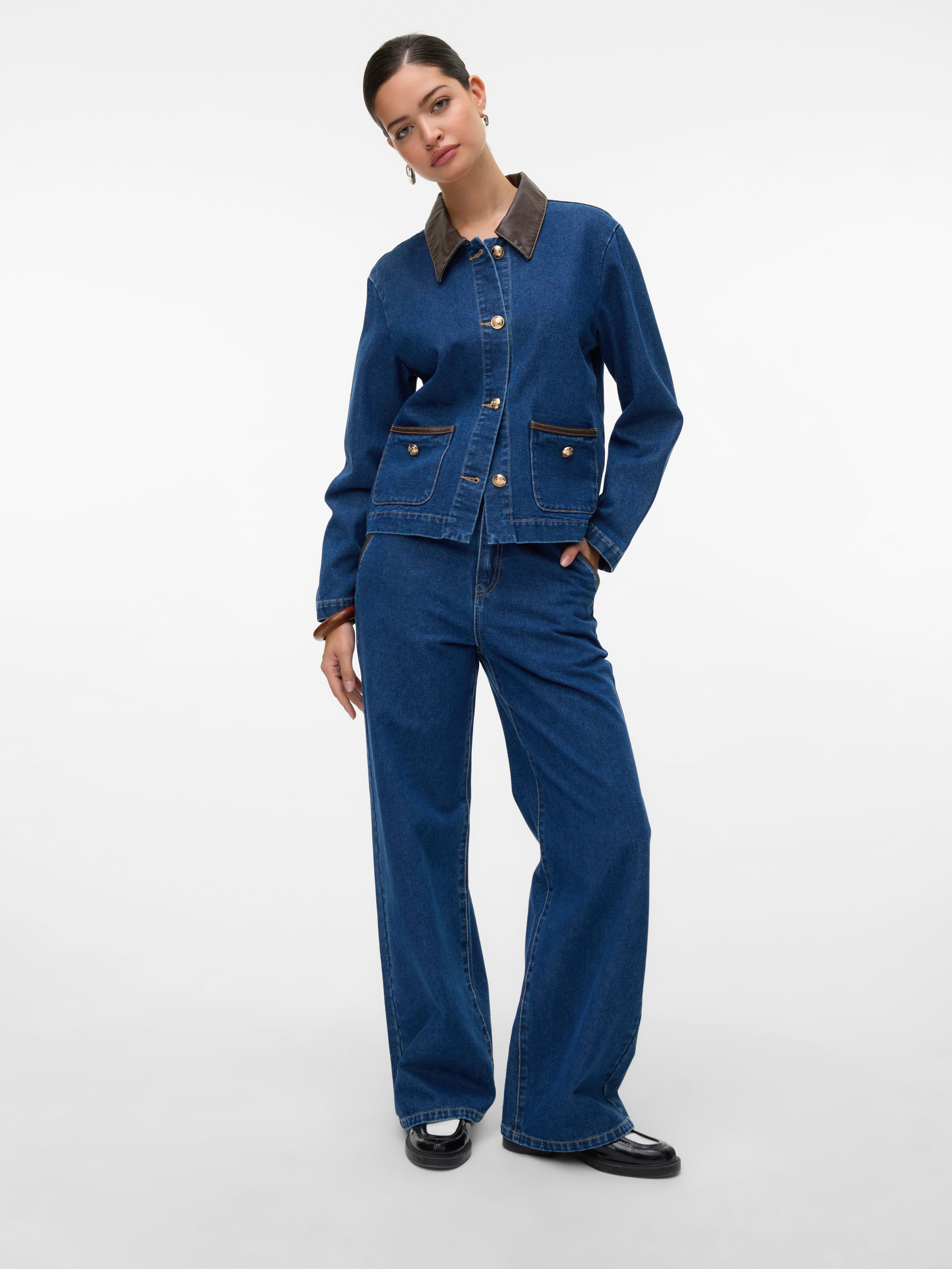 VERO MODA® VMMARGOT High rise Wide Leg Fit Jeans