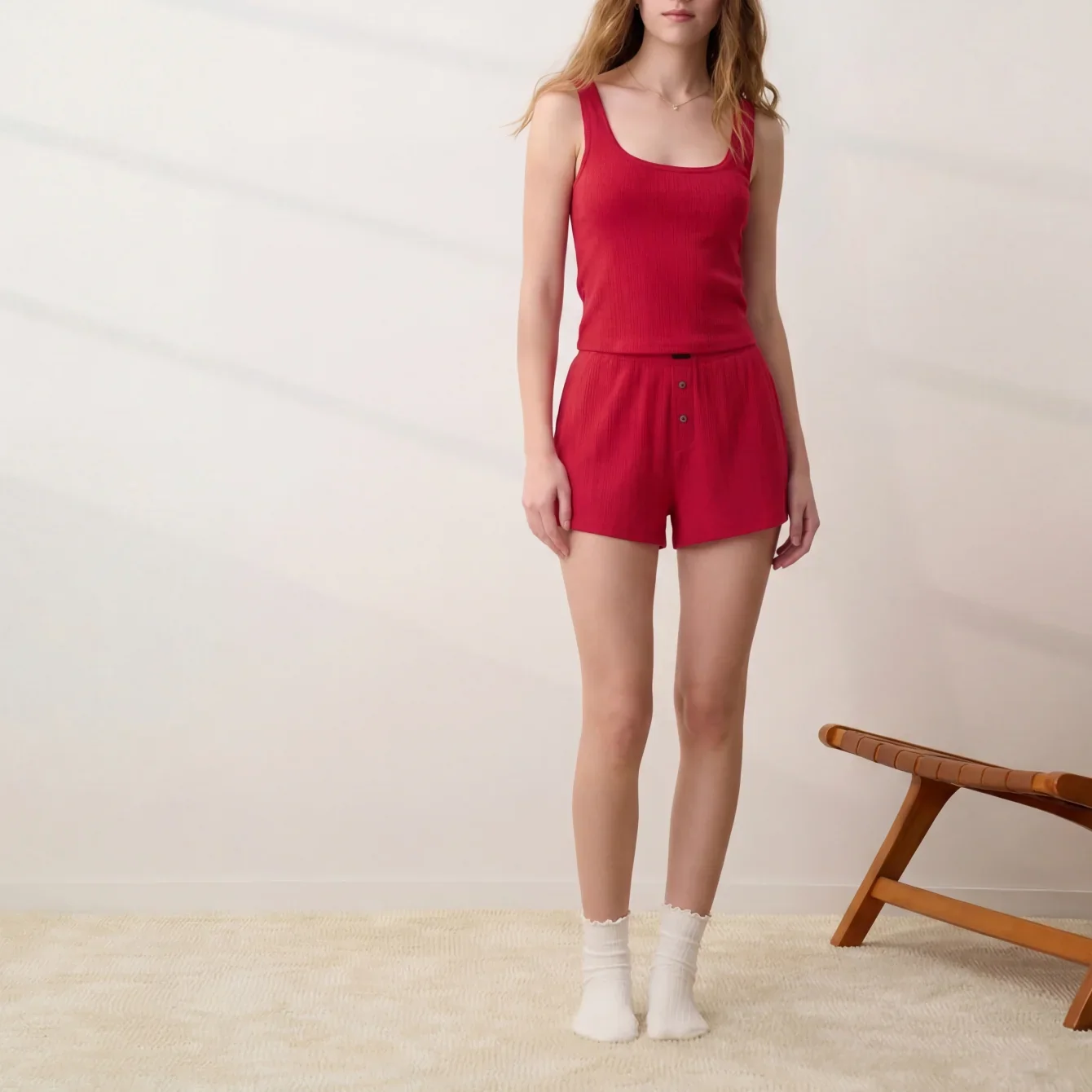 Pointelle High Rise Short
