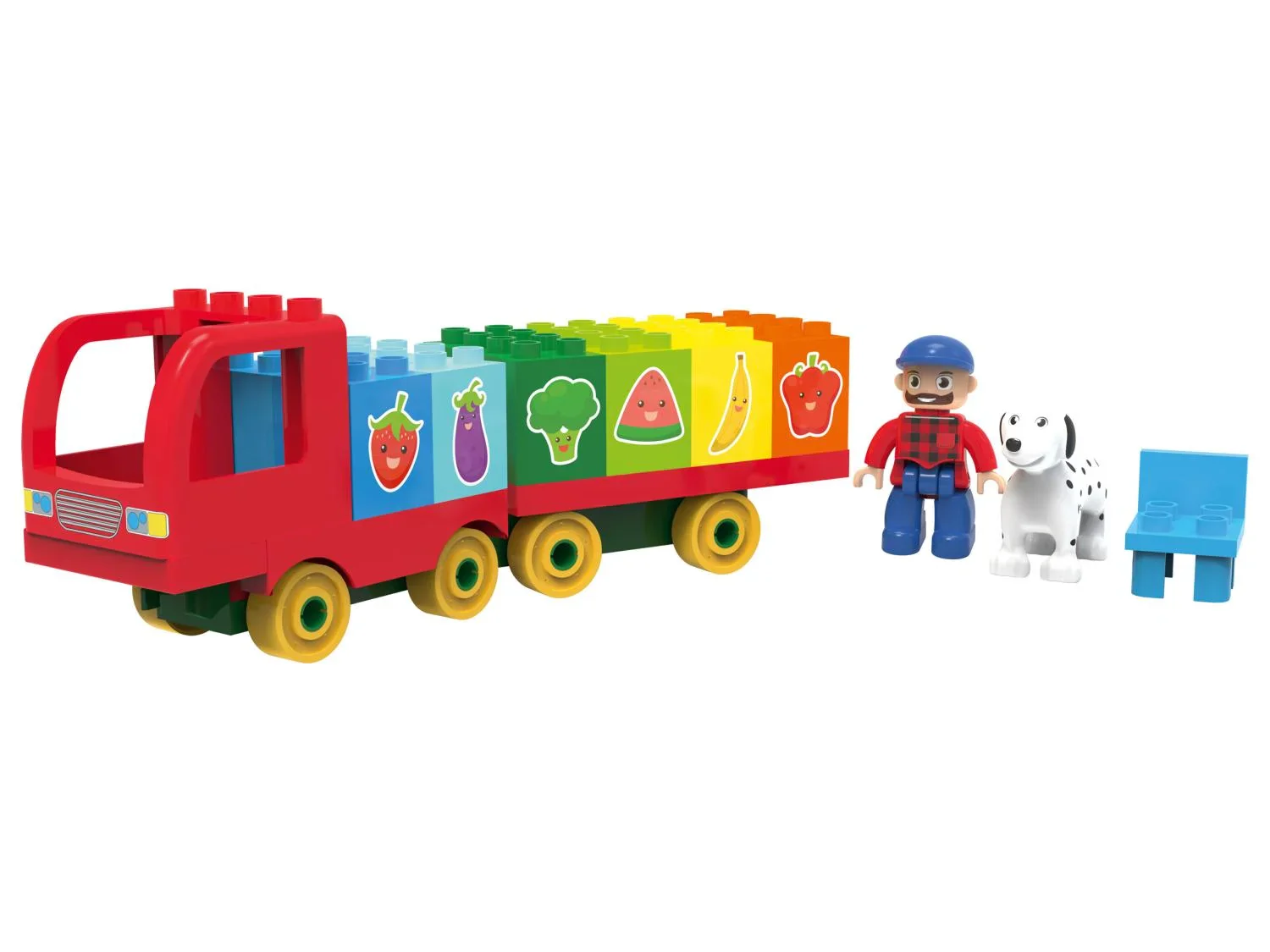 Playtive Clippys Clippys Fruits et lgumes, train ou ensemble de vhicules