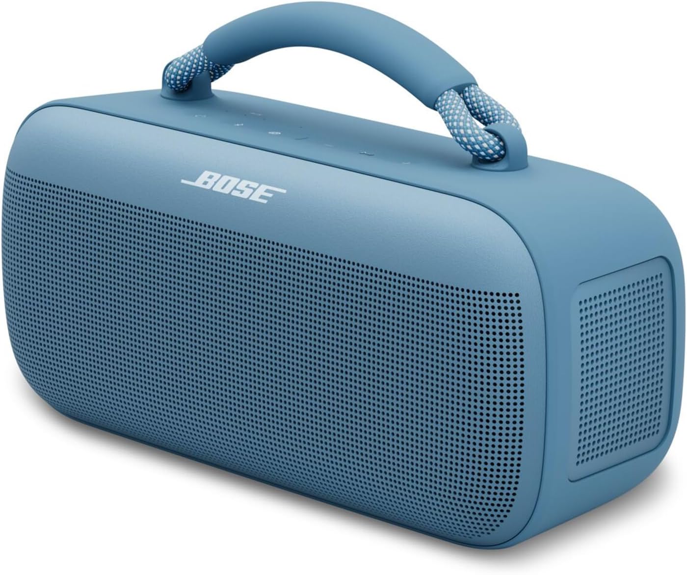 Bose Tragbarer SoundLink Max Lautsprecher, großer, wasserdichter Bluetooth-Lautsprecher, bis zu 20 Stunden Akkulaufzeit, USB-C, integrierter 3,5 mm AUX-Eingang, Schwarz