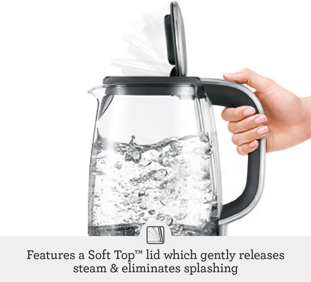 Breville BKE595XL Crystal Clear Kettle, Brushed Stainless Steel