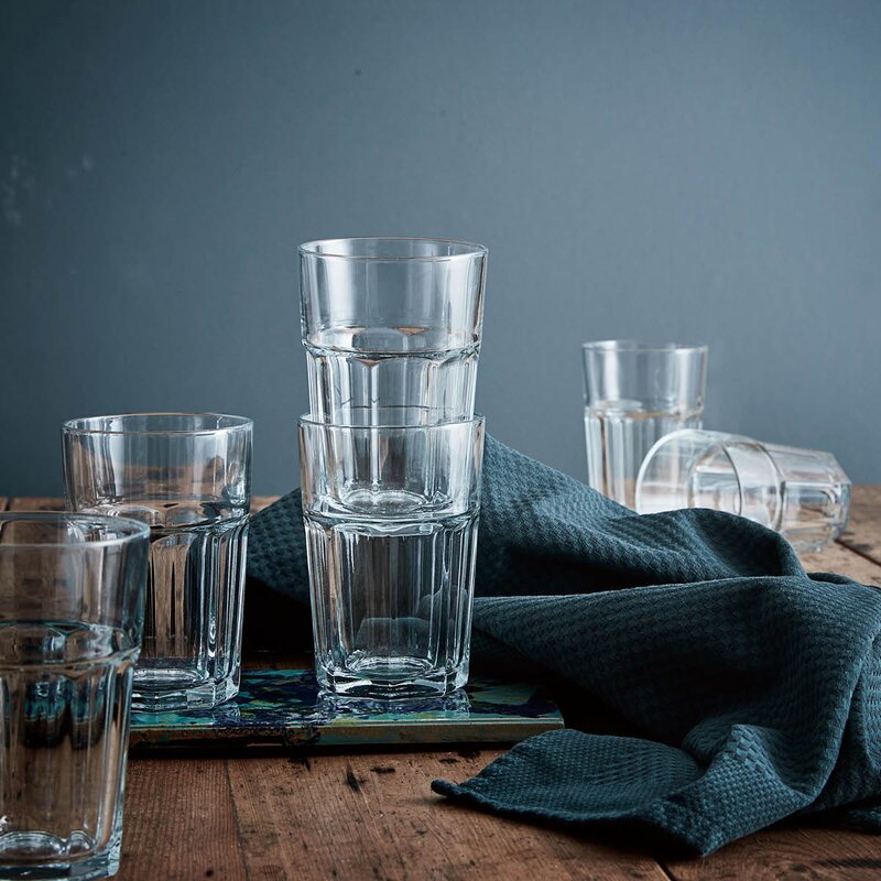 Atelier garnit glassett 18 deler 6x36 cl + 6x28 cl + 6x5 cl
