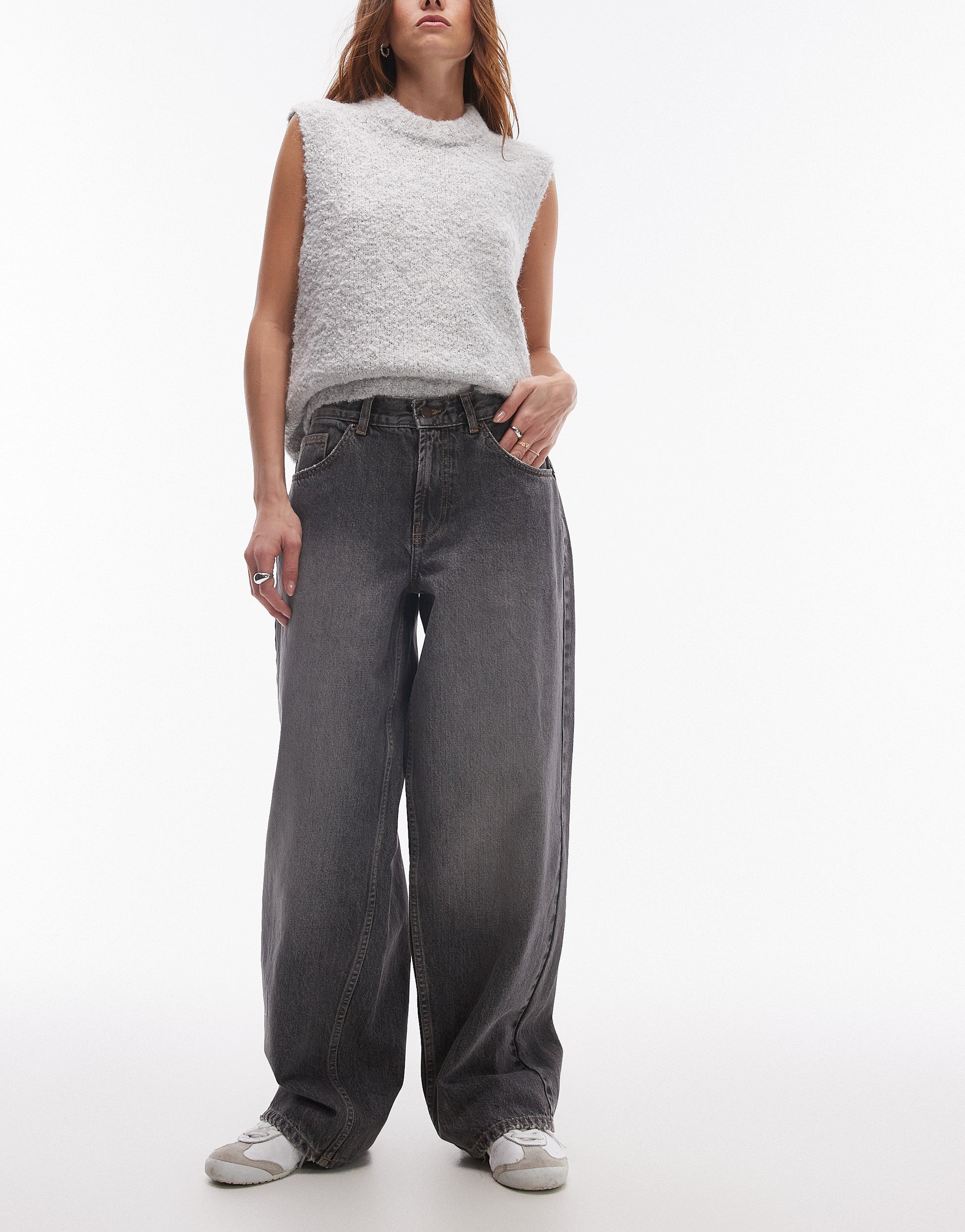 VERO MODA® TOPSHOP Low waist Wide Leg Fit Jeans