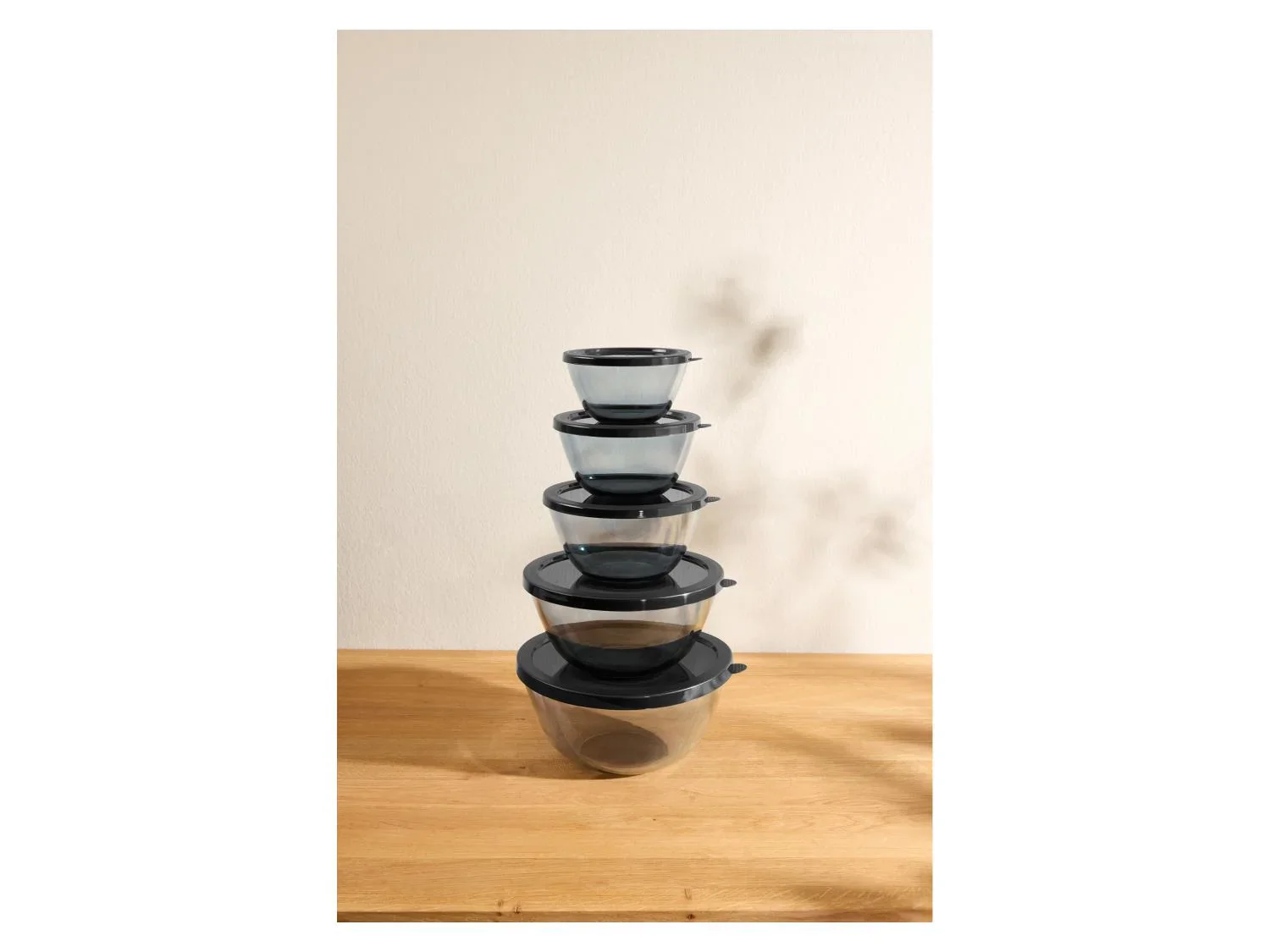 SILVERCREST Set de 5 botes de conservation en verre