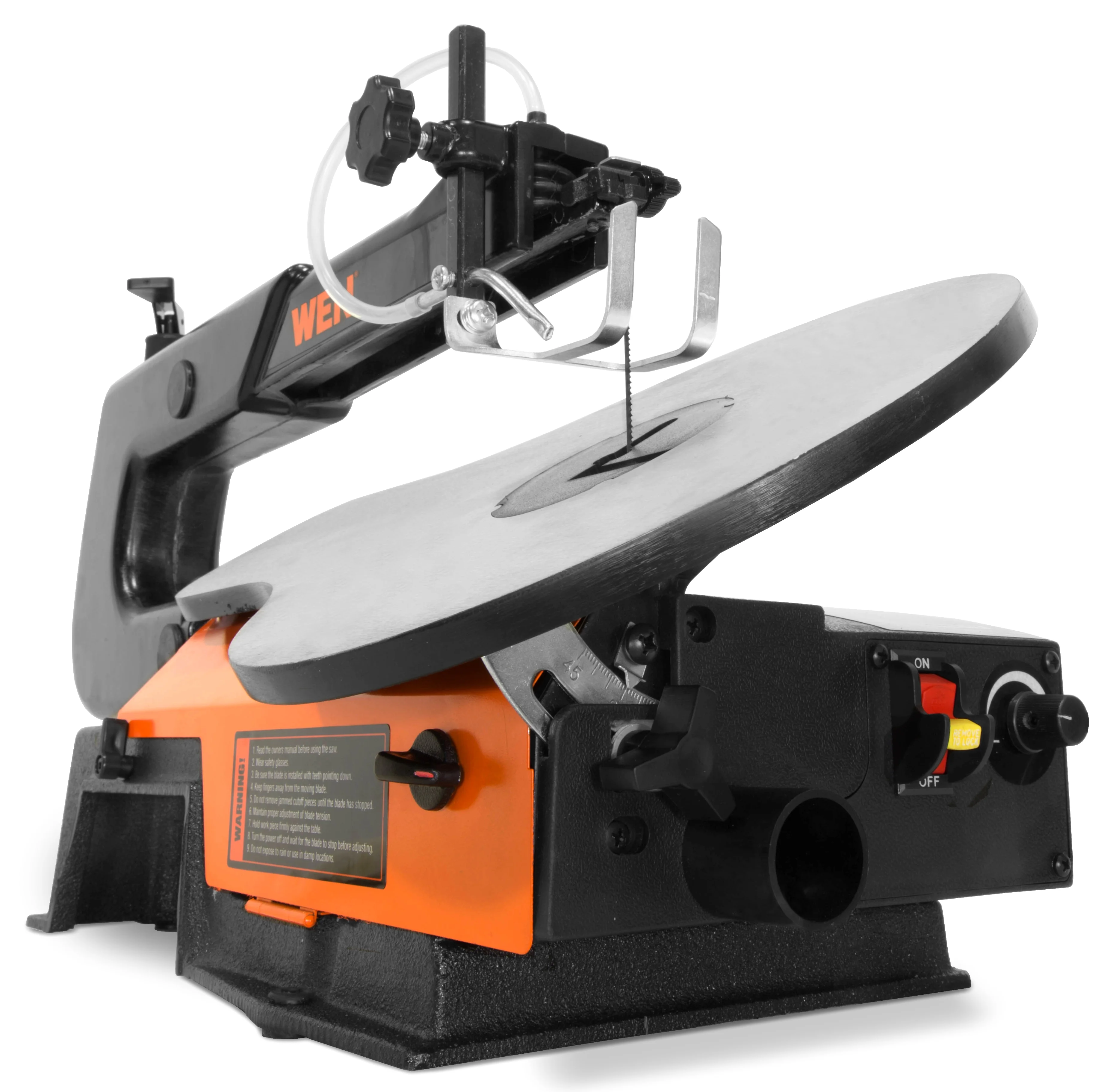 WEN 16 - Inch Variable Speed Scroll Saw with Easy - Access Blade Changes, 3922