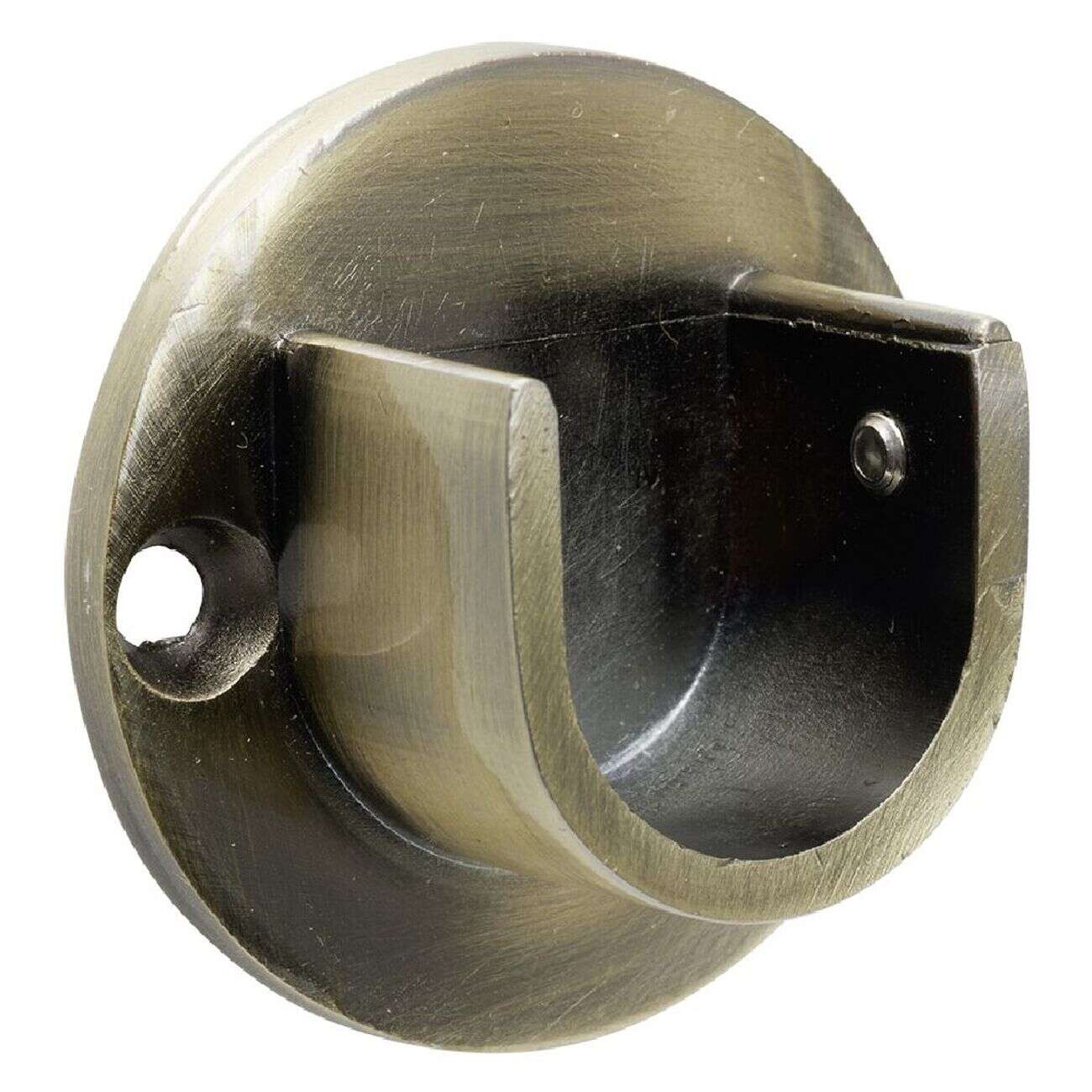 Support tringle à rideau doré Ø20mm x2