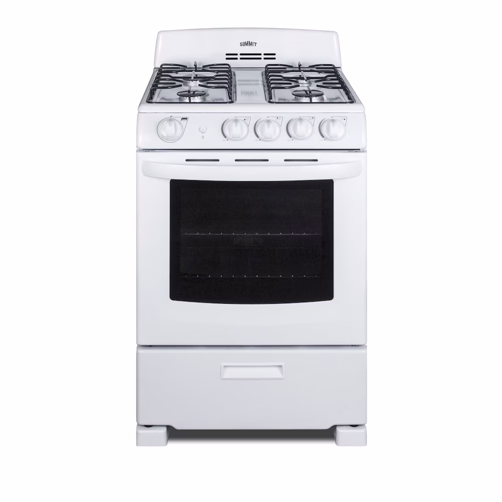 24" Wide Gas Range, White(Classic White)