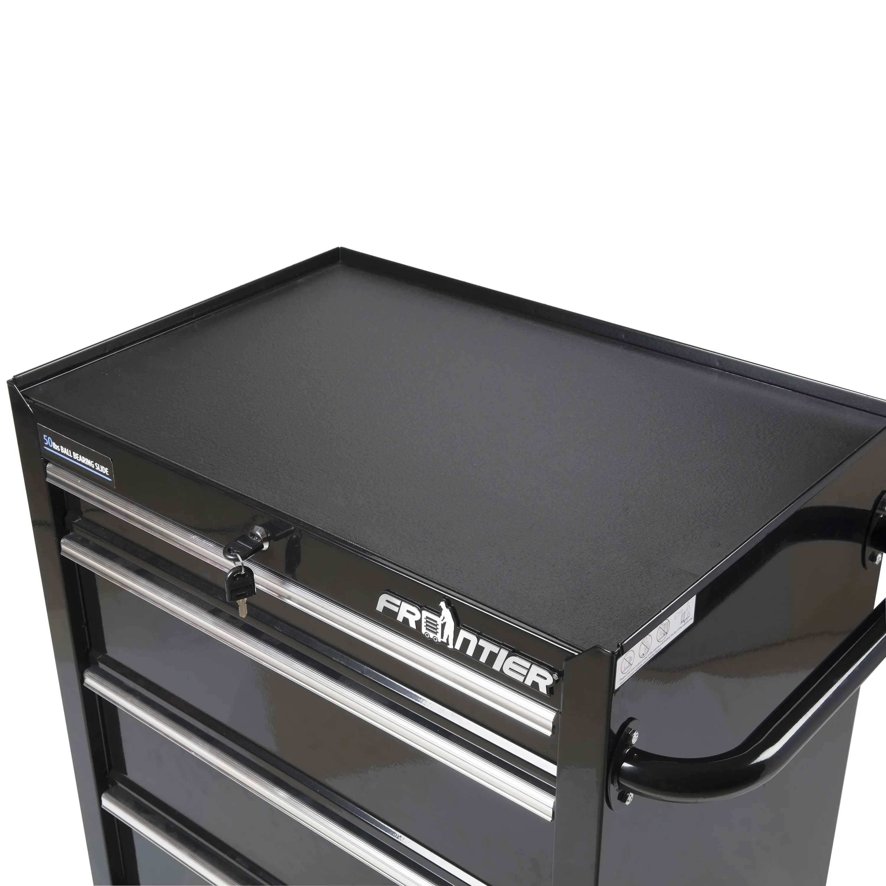 Frontier 26-inch 4-Drawer Base Cabinet Tool Chest, Metal, Black