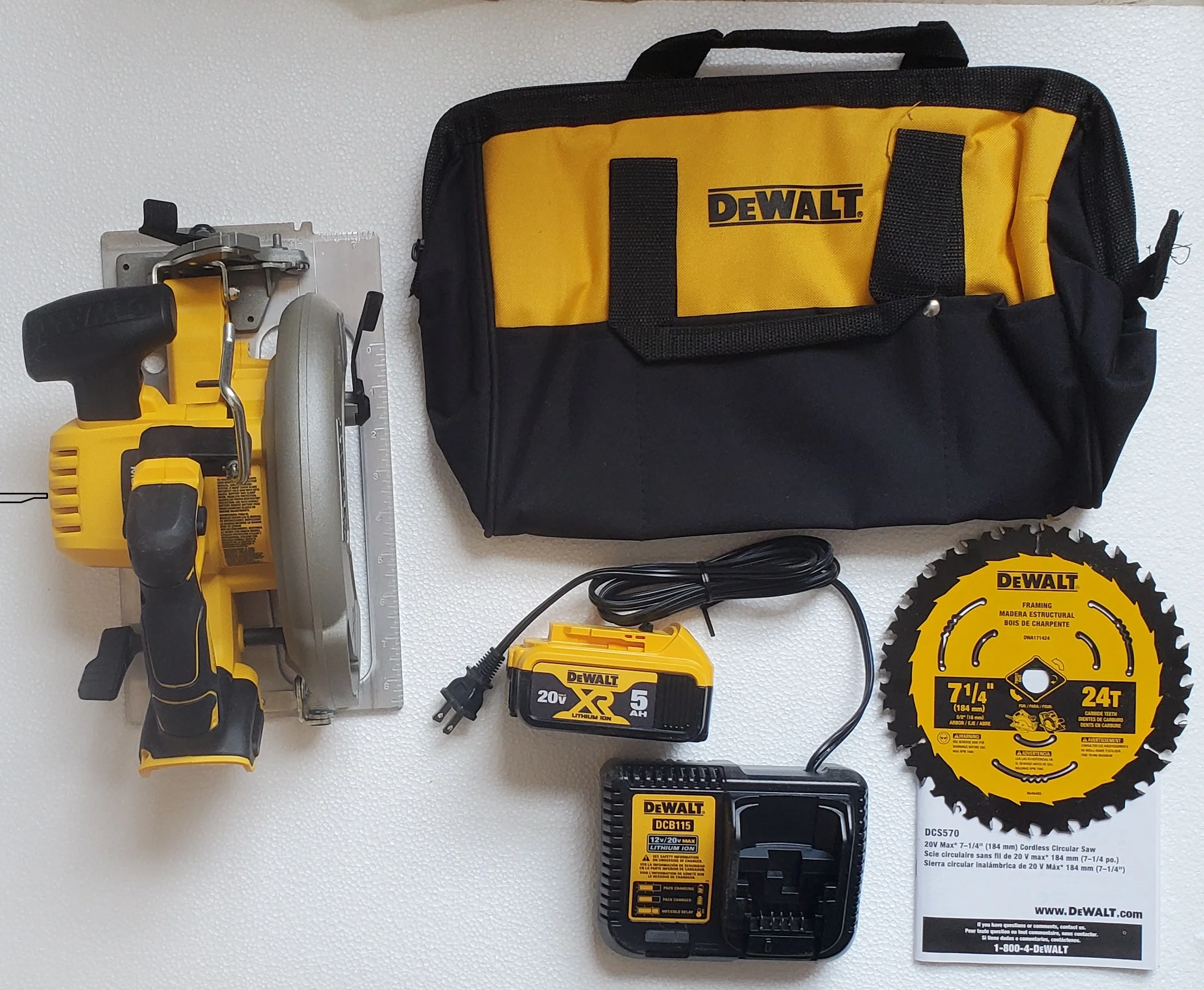 20V Max Brushless 7-1/4 Circ Saw Kit - Image 3