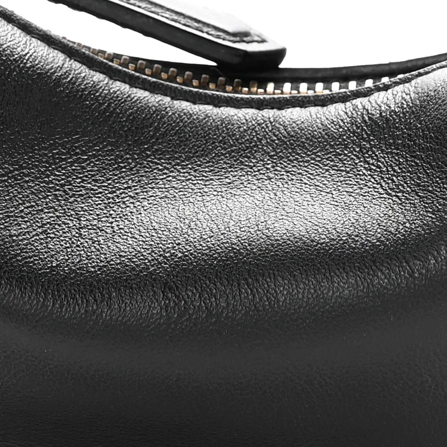 Vitello Grace Matte Nano Fendigraphy Hobo Charm Black