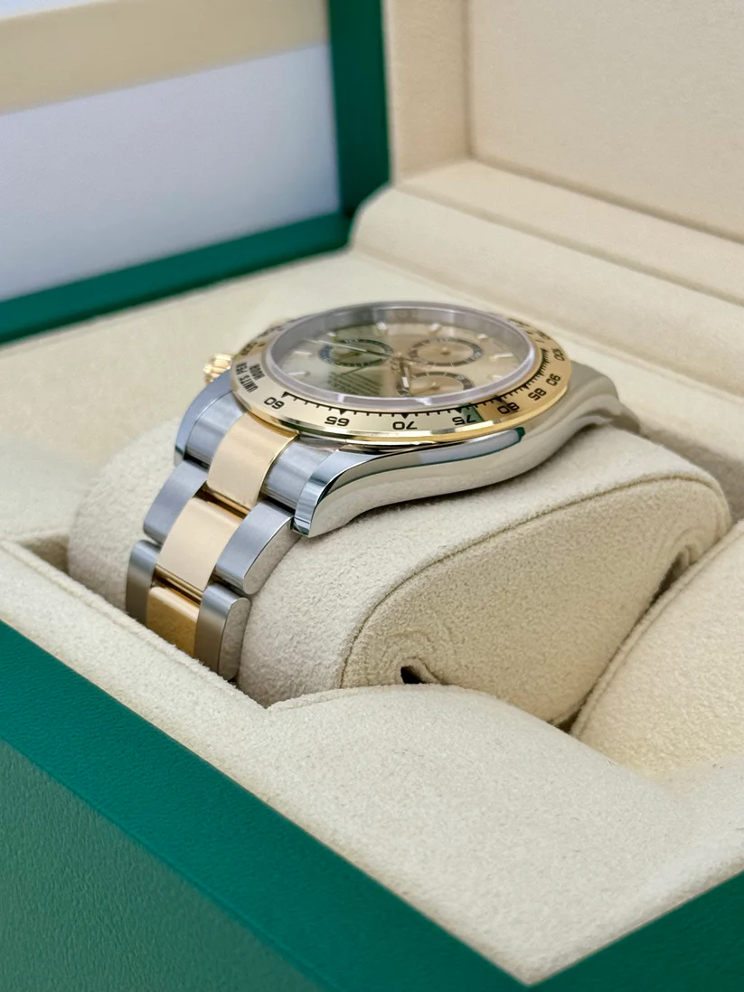 [Super Clone]Rolex Daytona 40mm Two.Tone champagne Dial  m126503-0004