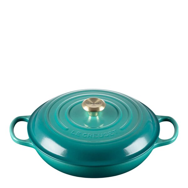 Signature buffetgryte støpejern 30 cm 3,5L Bleu Riviera
