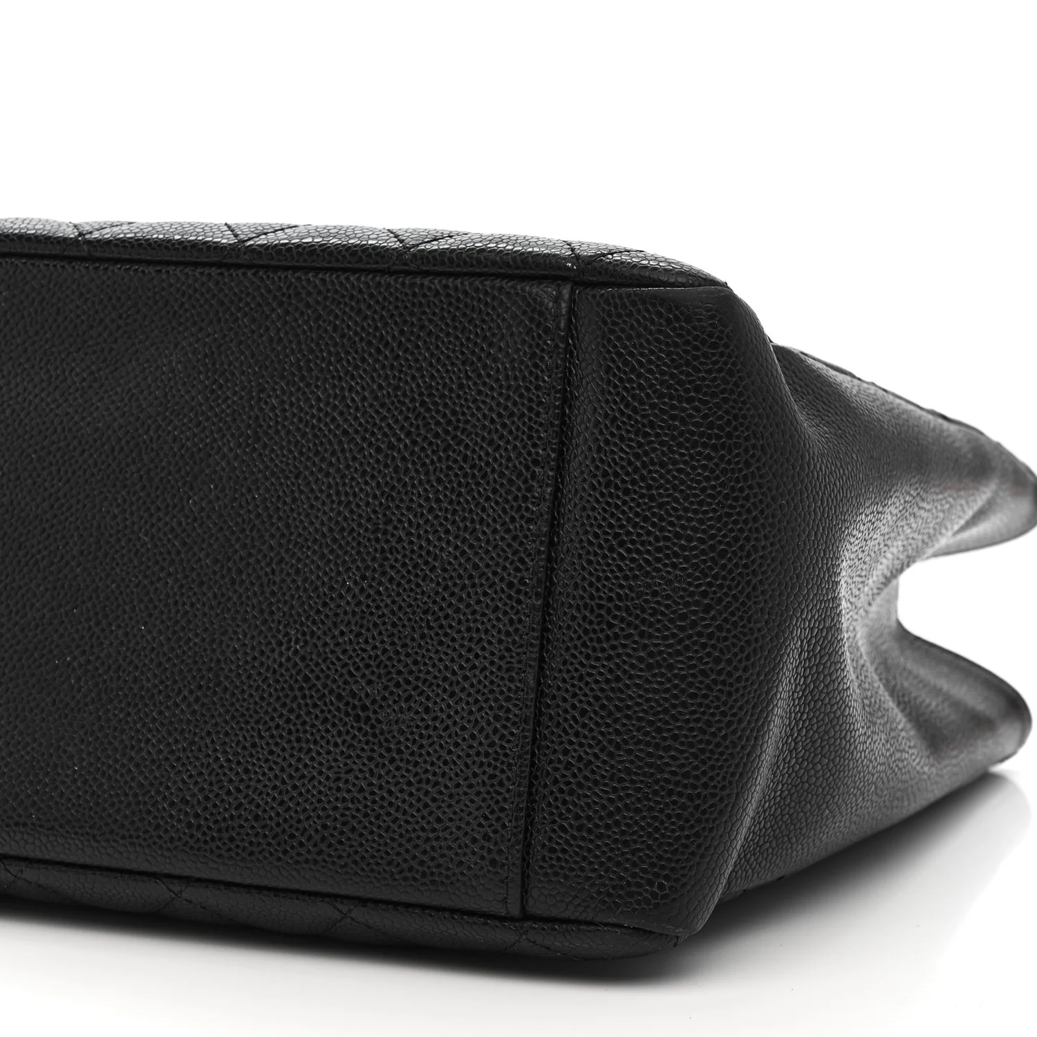 Caviar Quilted Grand Shopping Tote GST Black