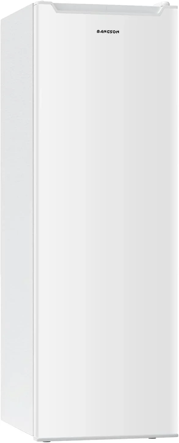 BANGSON Upright Freezer 7.0 Cu.ft Stand Up Freezer Convertible Upright Freezer/Refrigerator