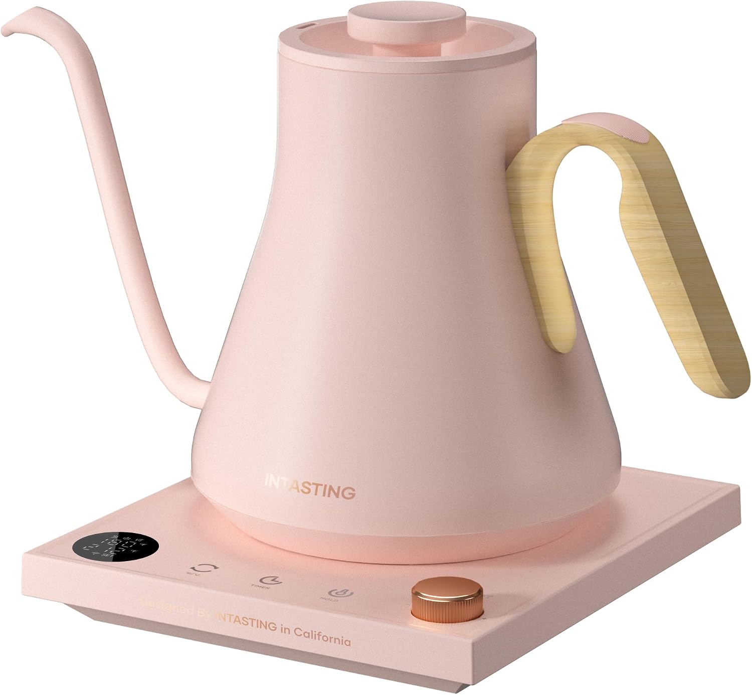 INTASTING Gooseneck Electric Kettle with ±1℉ Temperature Control, 0.9L
