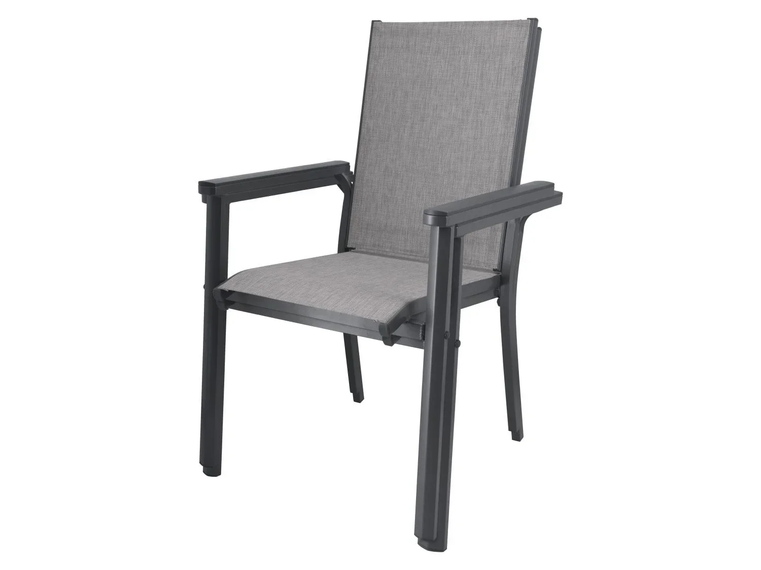 LIVARNO Table de jardin + Lot de 2 fauteuils en aluminium Houston