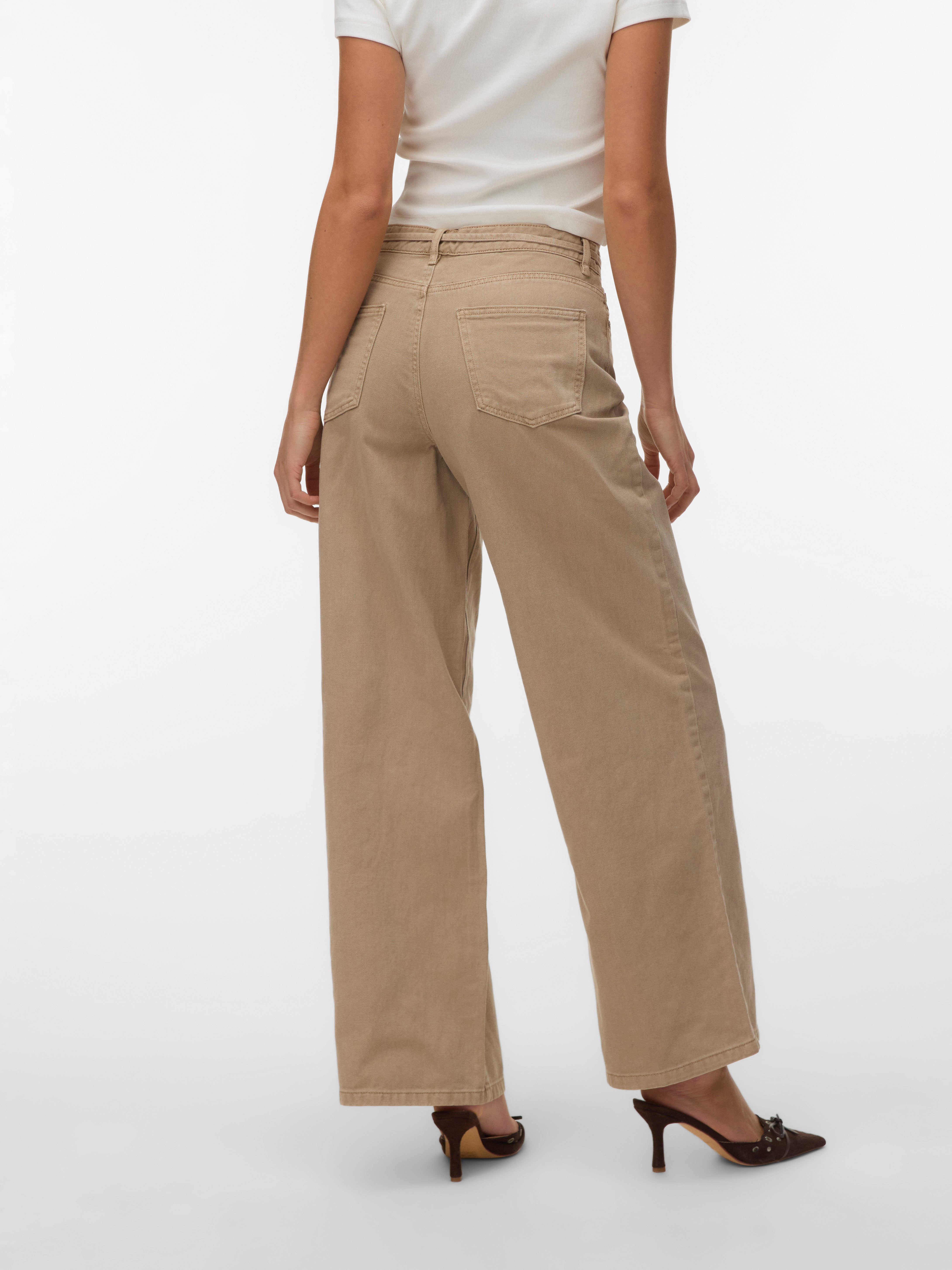 VERO MODA® VMWIEN Mid rise Wide Leg Fit Jeans