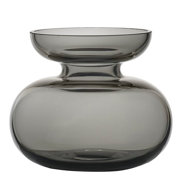 Inu svibelvase 11x9 cm smoked grey